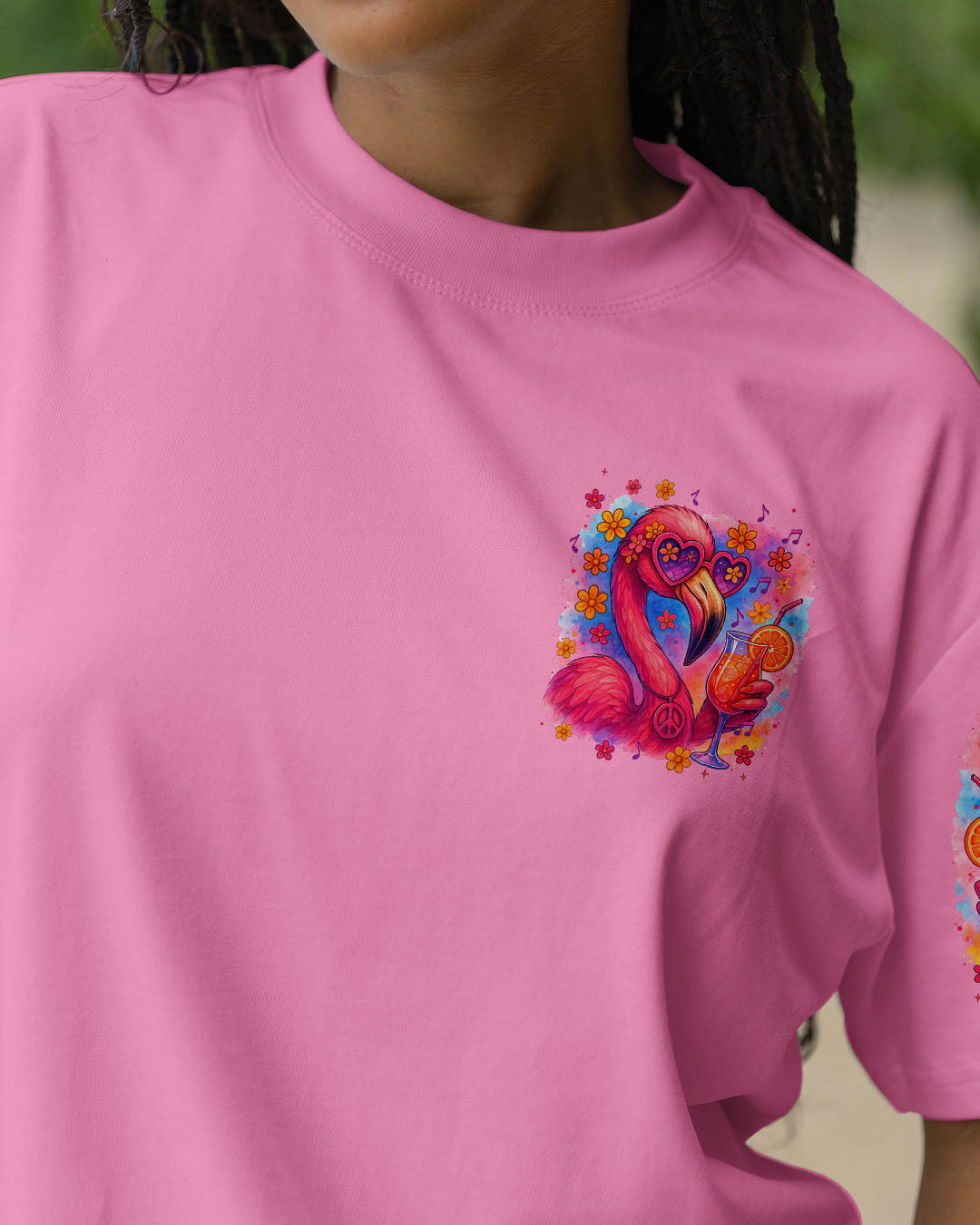 THE GIRLS ARE DRINKING AGAIN FLAMINGO ALL OVER PRINT - TYTM1204251