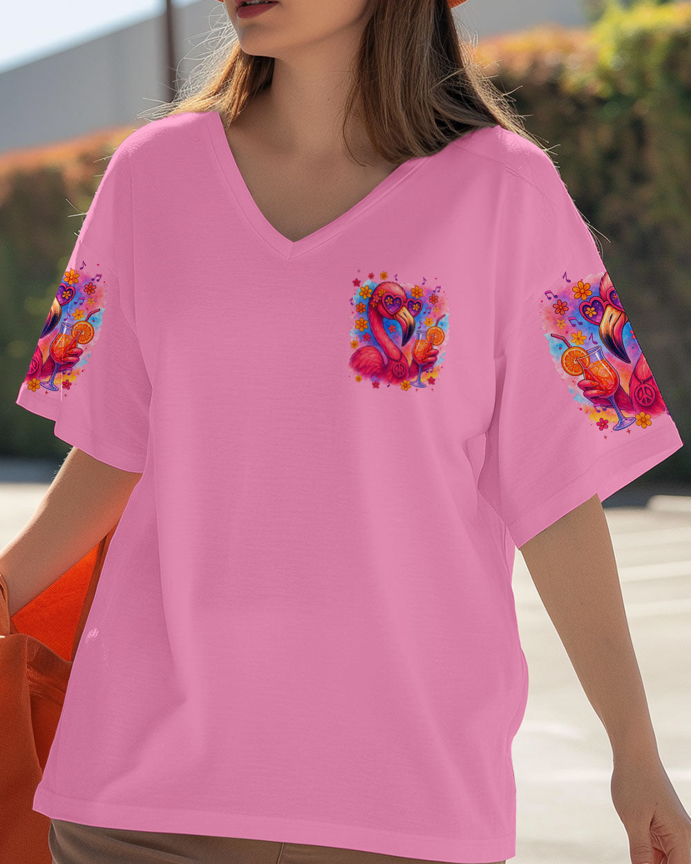 THE GIRLS ARE DRINKING AGAIN FLAMINGO ALL OVER PRINT - TYTM1204251