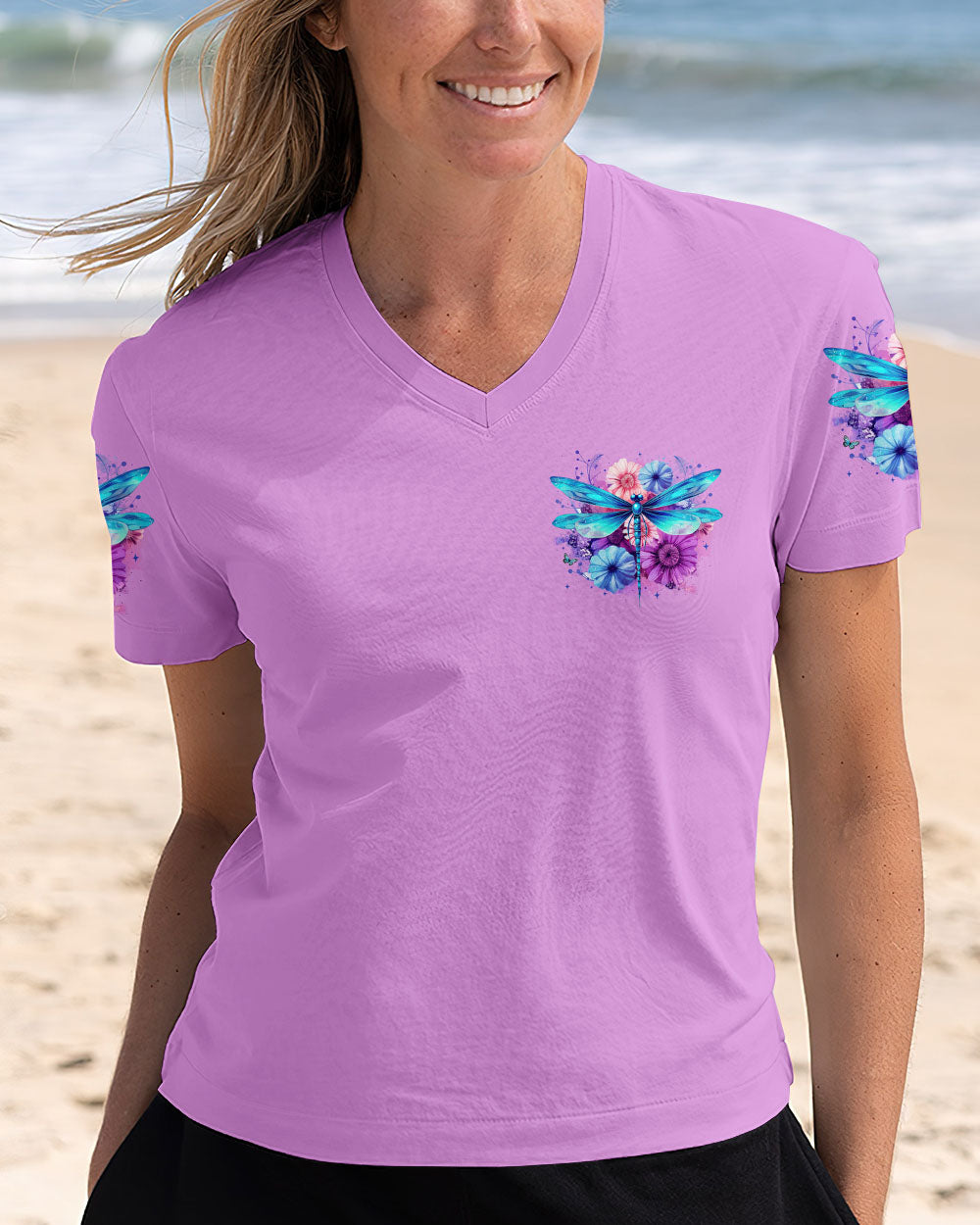 JUST BREATHE DRAGONFLY ALL OVER PRINT - TYTM1205252