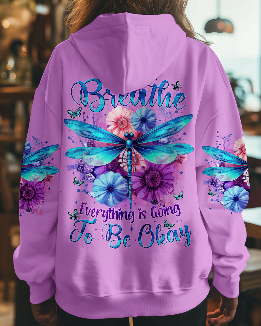 JUST BREATHE DRAGONFLY ALL OVER PRINT - TYTM1205252