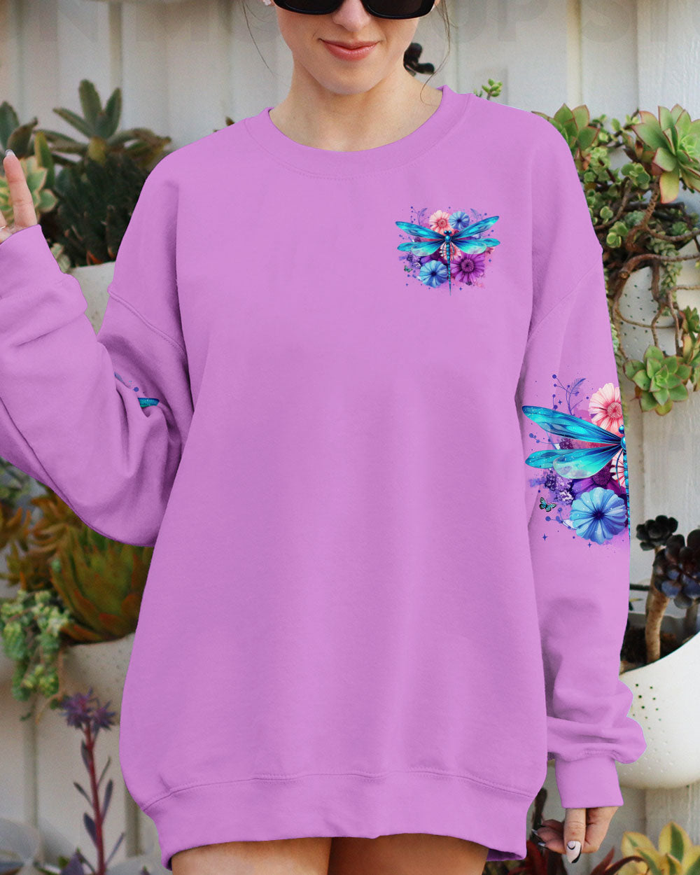 JUST BREATHE DRAGONFLY ALL OVER PRINT - TYTM1205252