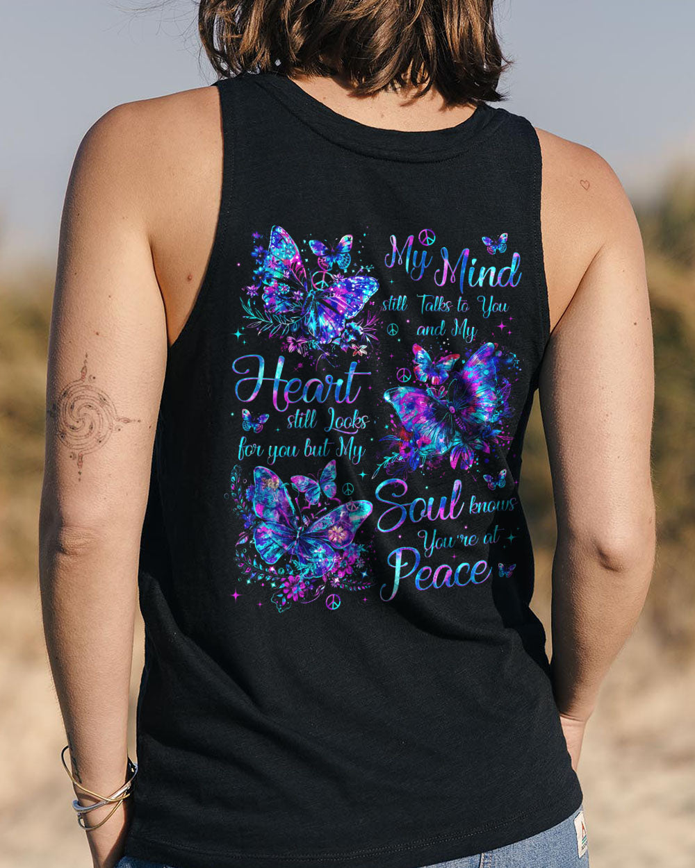 MY SOUL KNOWS YOU'RE AT PEACE BUTTERFLIES ALL OVER PRINT - TYTM1206244