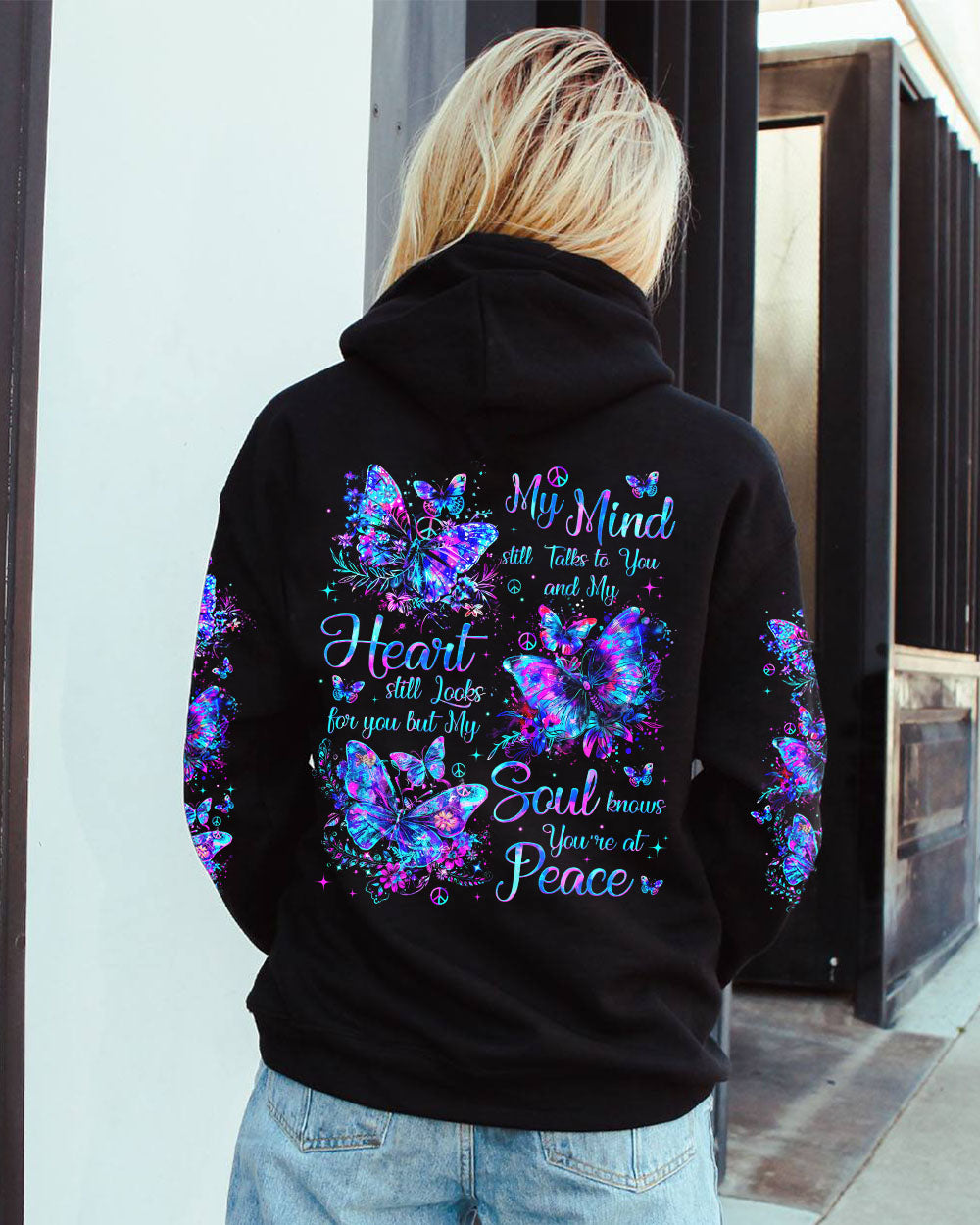 MY SOUL KNOWS YOU'RE AT PEACE BUTTERFLIES ALL OVER PRINT - TYTM1206244
