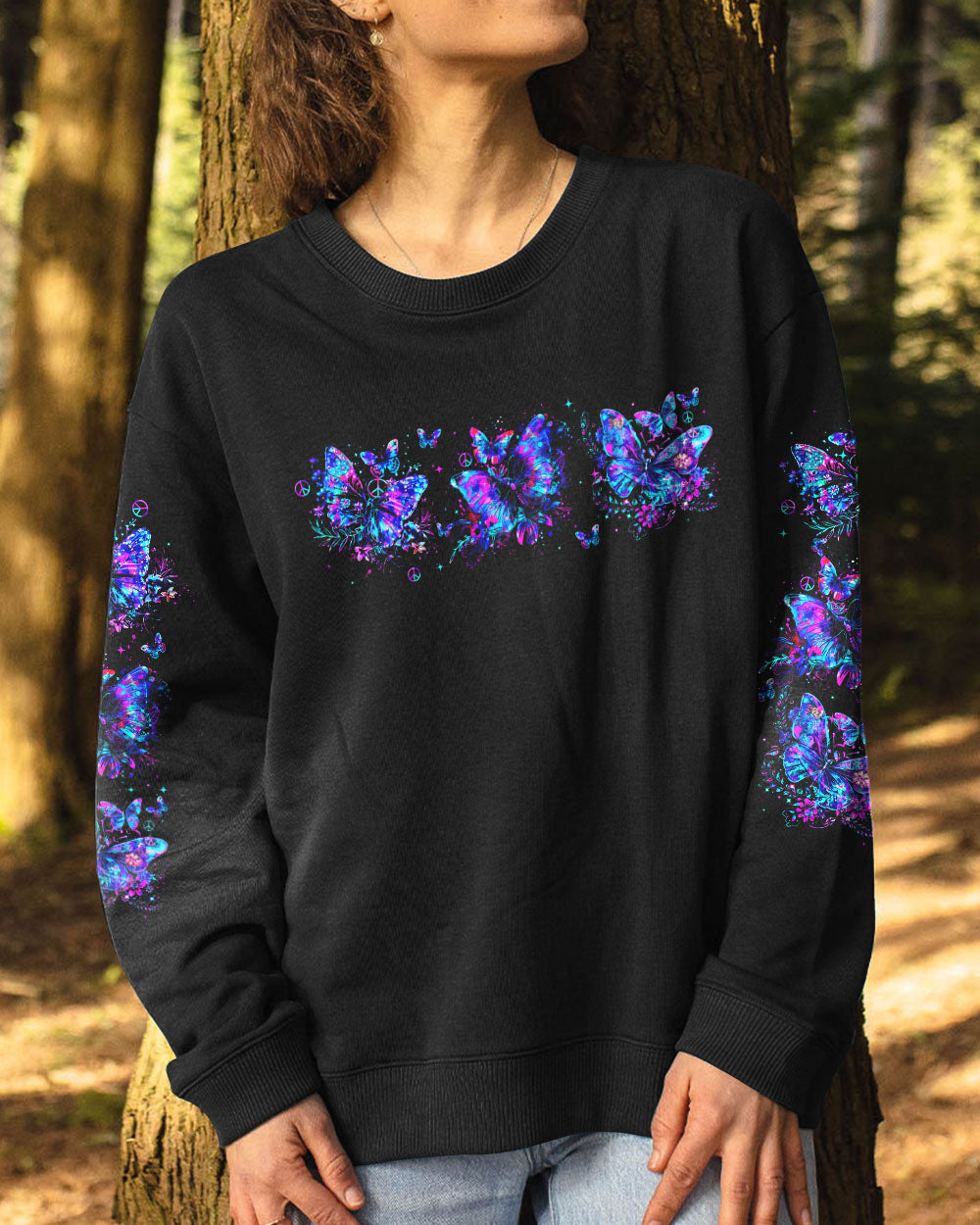MY SOUL KNOWS YOU'RE AT PEACE BUTTERFLIES ALL OVER PRINT - TYTM1206244