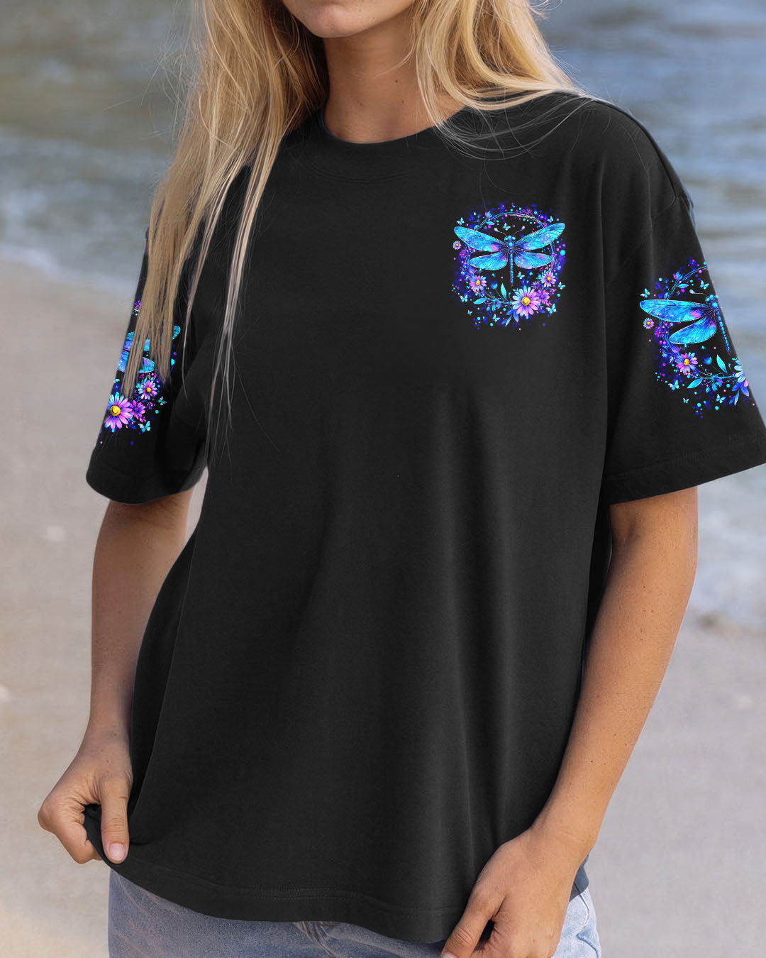 JUST BREATHE DRAGONFLY ALL OVER PRINT - TYTM1206251