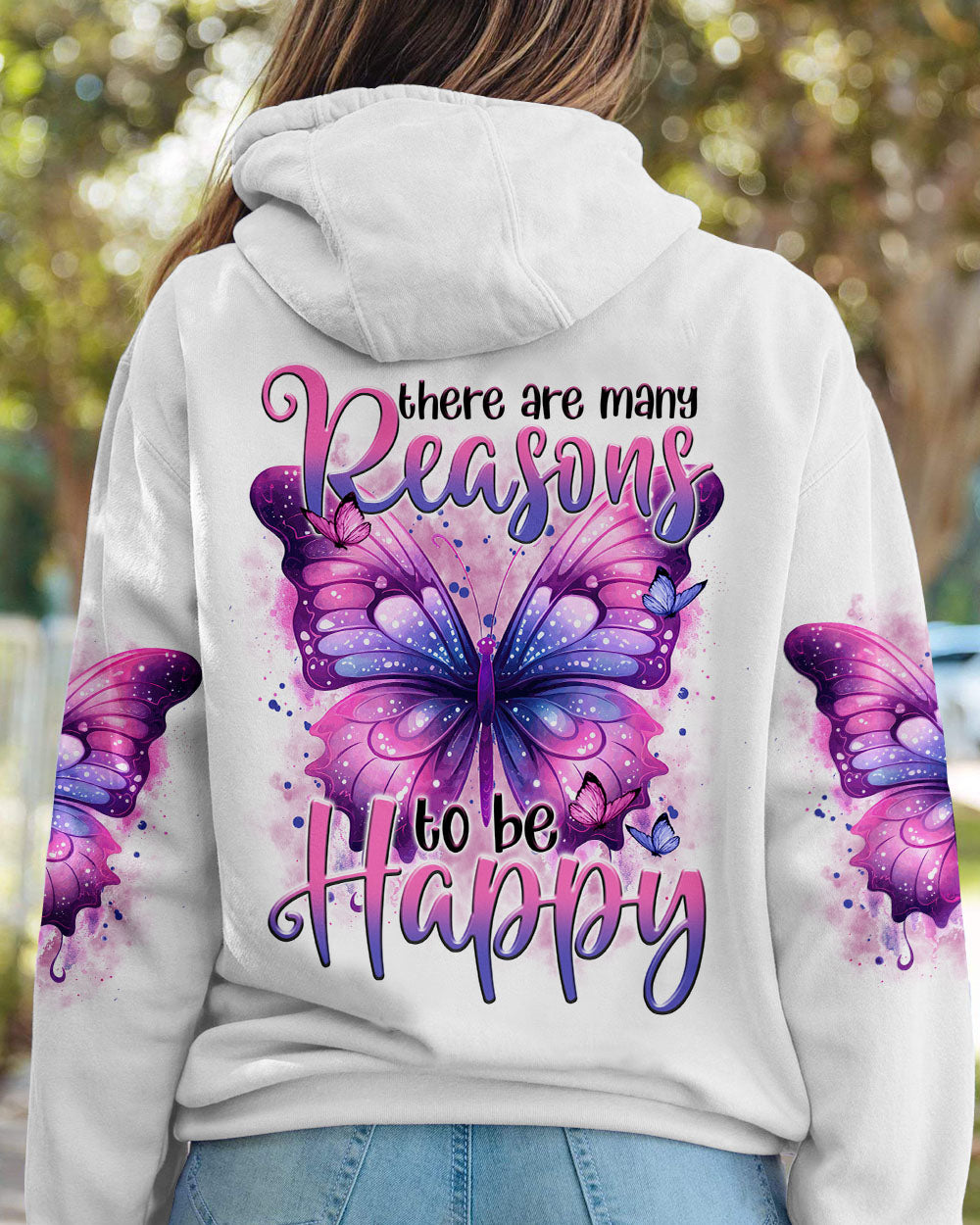 REASONS TO BE HAPPY BUTTERFLY ALL OVER PRINT - TYTM1208232