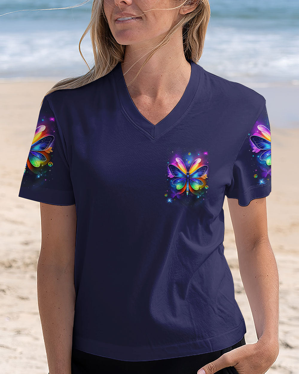 JUST BREATHE DRAGONFLY ALL OVER PRINT - TYTM1210243