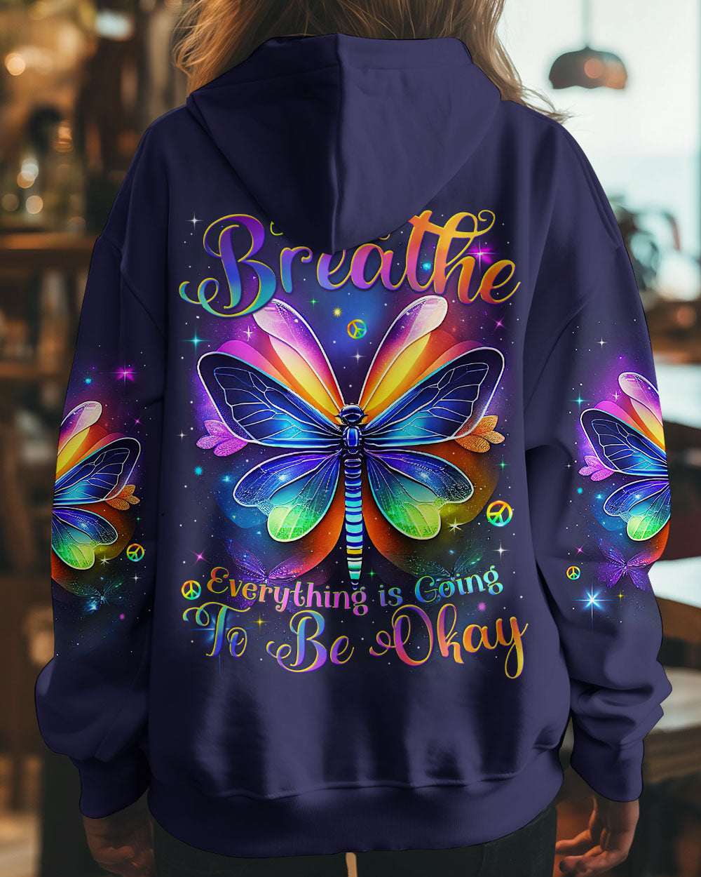 JUST BREATHE DRAGONFLY ALL OVER PRINT - TYTM1210243