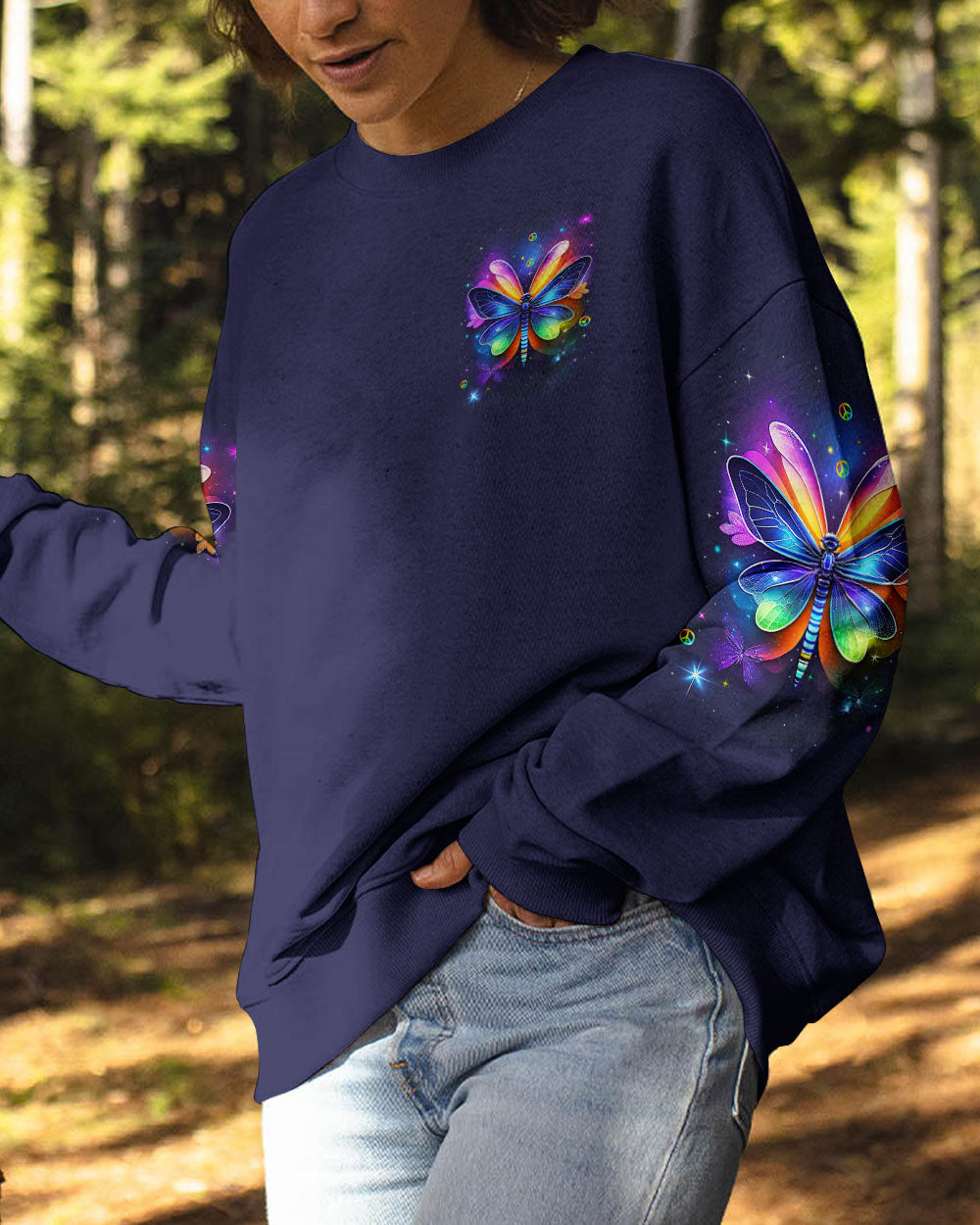 JUST BREATHE DRAGONFLY ALL OVER PRINT - TYTM1210243