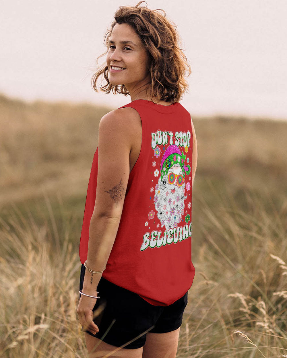 DON'T STOP BELIEVING CHRISTMAS ALL OVER PRINT - TYTM1211242