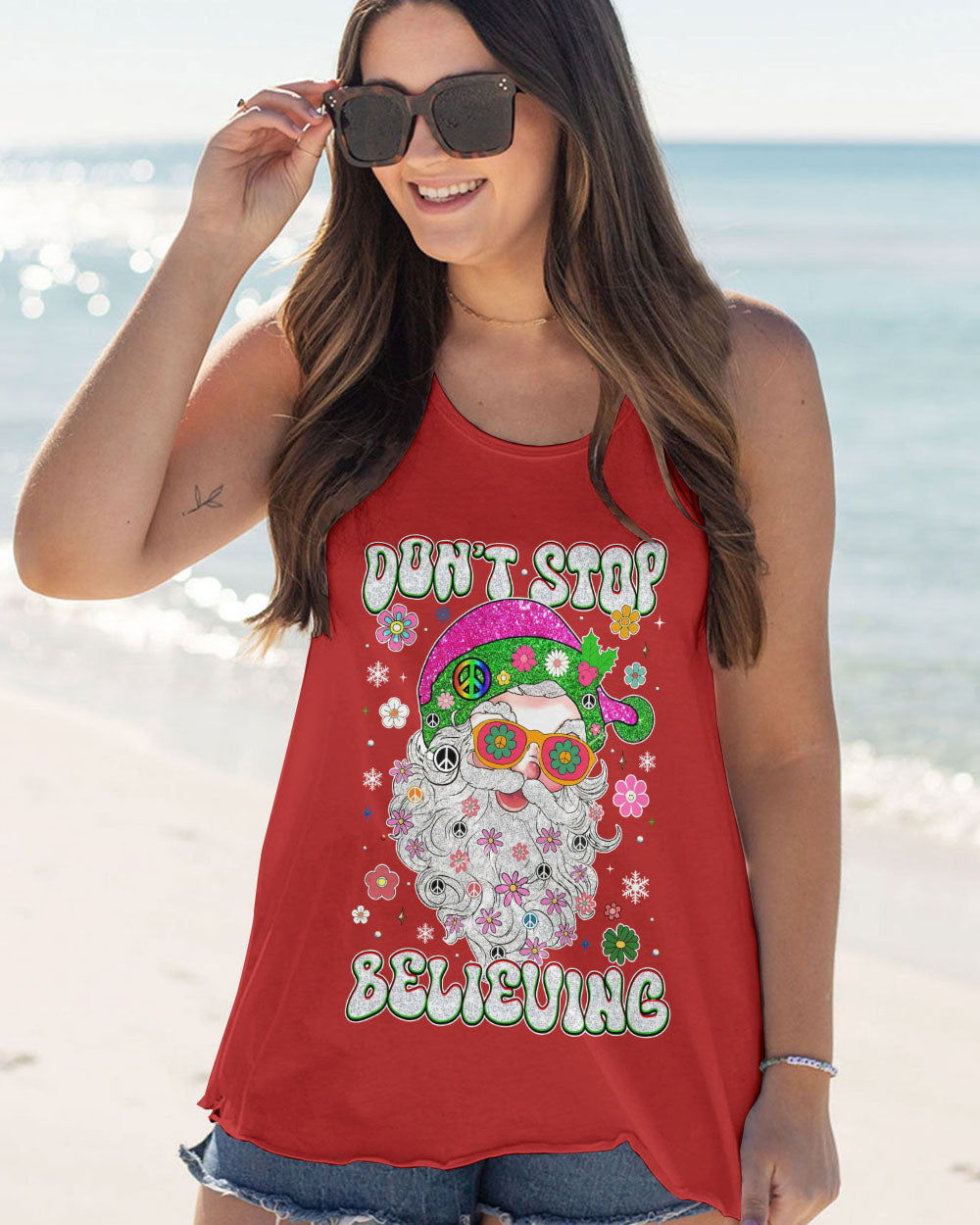DON'T STOP BELIEVING CHRISTMAS ALL OVER PRINT - TYTM1211242