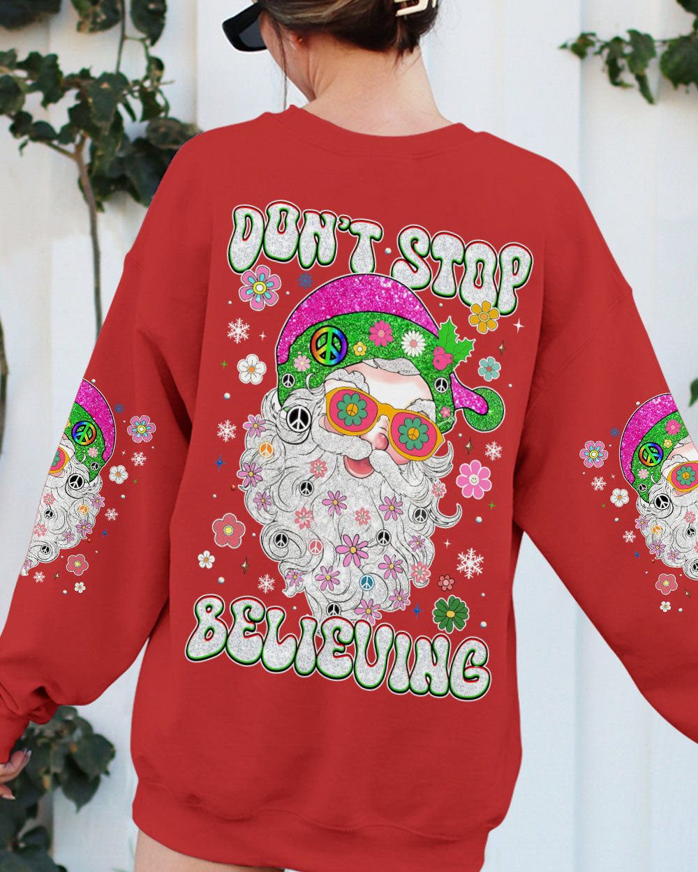 DON'T STOP BELIEVING CHRISTMAS ALL OVER PRINT - TYTM1211242