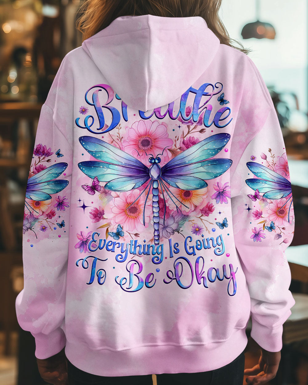 JUST BREATHE DRAGONFLY ALL OVER PRINT - TYTM1302251