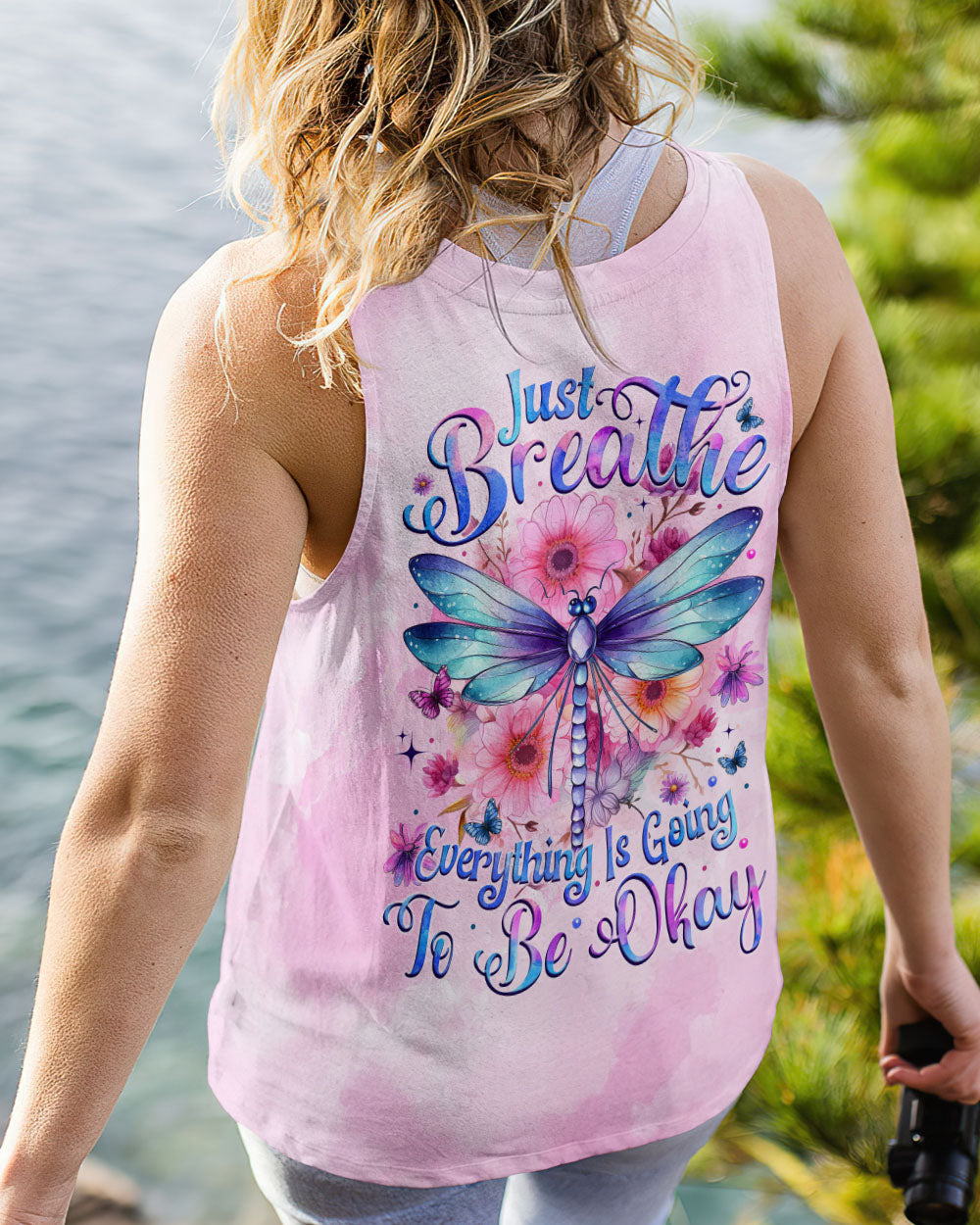 JUST BREATHE DRAGONFLY ALL OVER PRINT - TYTM1302251