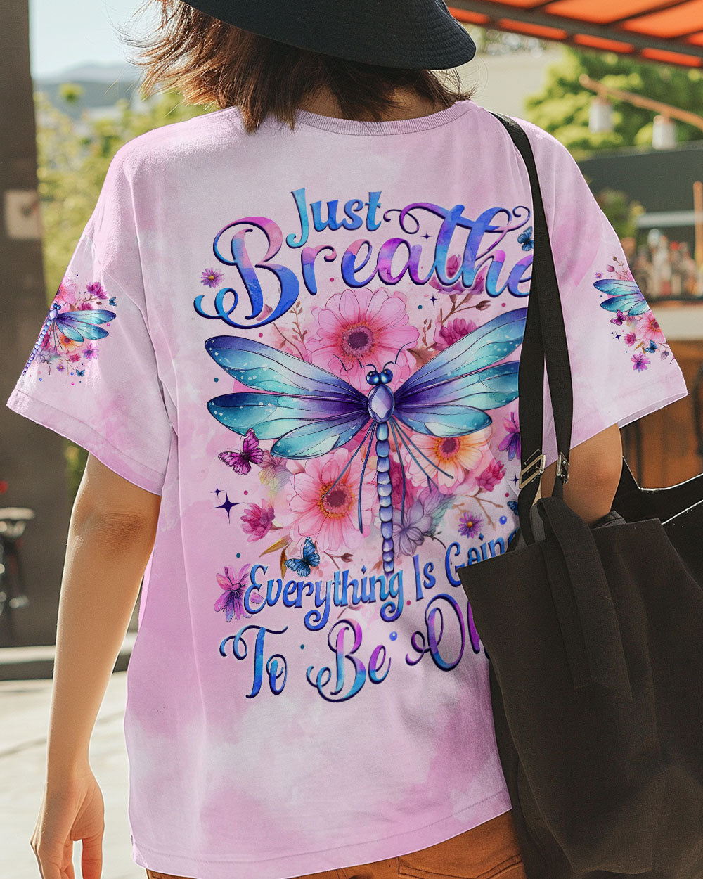 JUST BREATHE DRAGONFLY ALL OVER PRINT - TYTM1302251