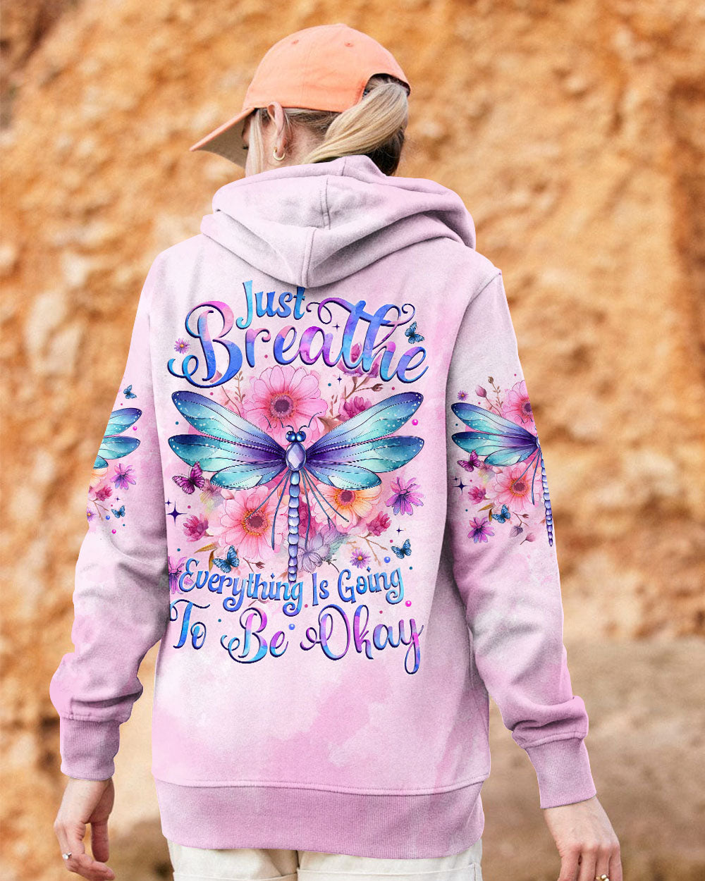 JUST BREATHE DRAGONFLY ALL OVER PRINT - TYTM1302251