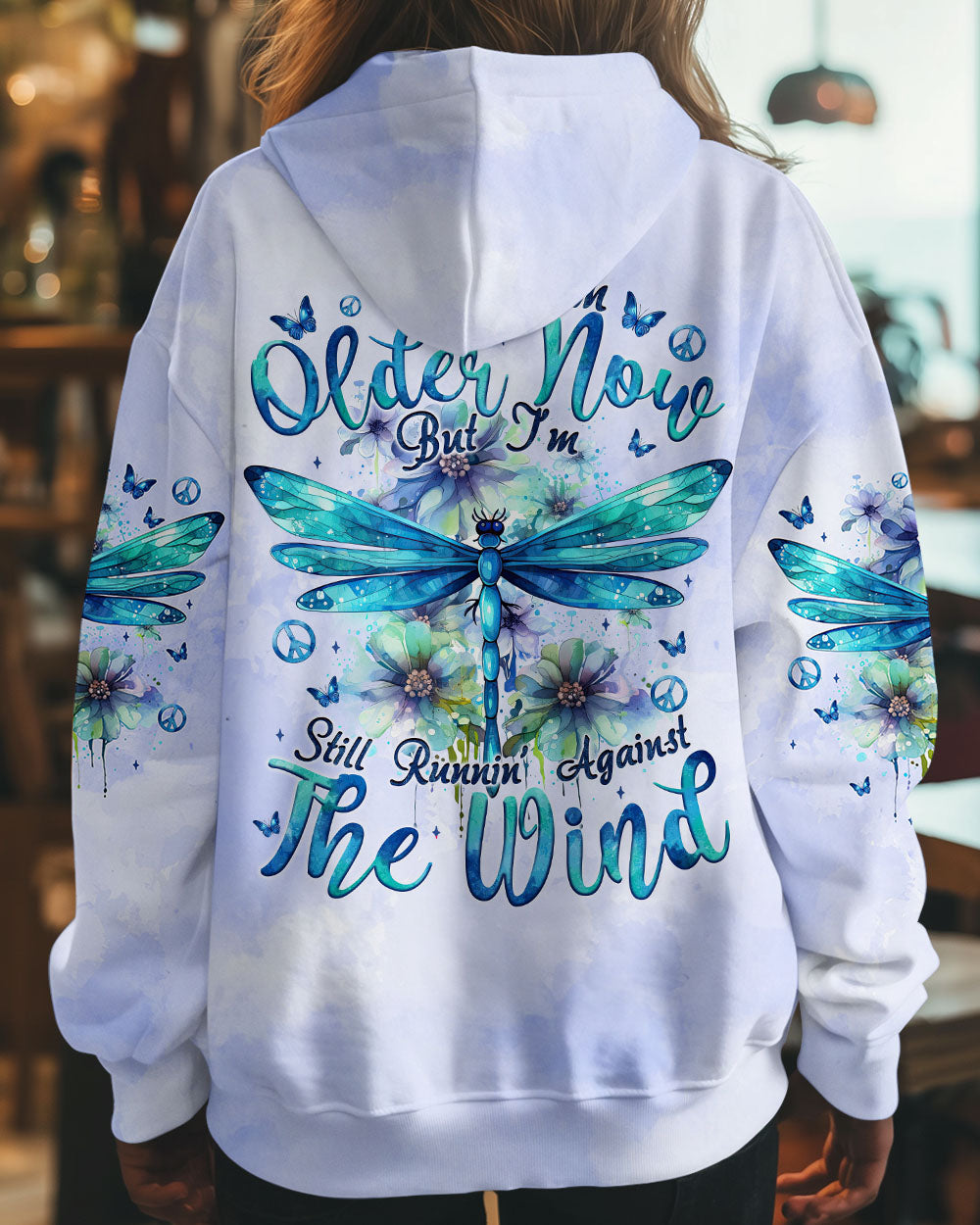 RUNNING AGAINST THE WIND DRAGONFLY ALL OVER PRINT - TYTM1303252