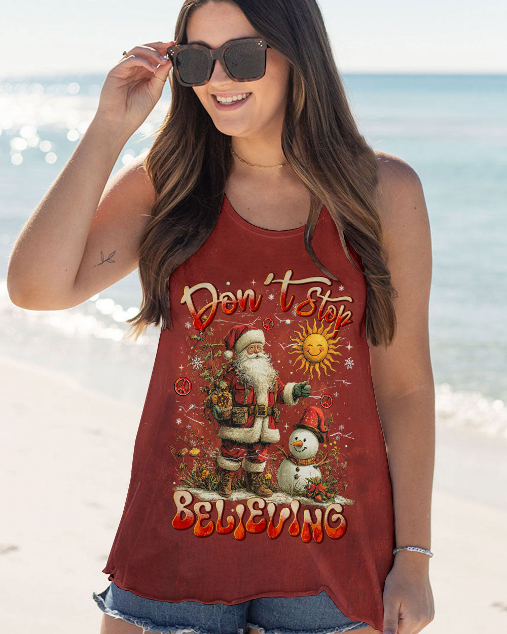 DON'T STOP BELIEVING CHRISTMAS ALL OVER PRINT - TYTM1311248