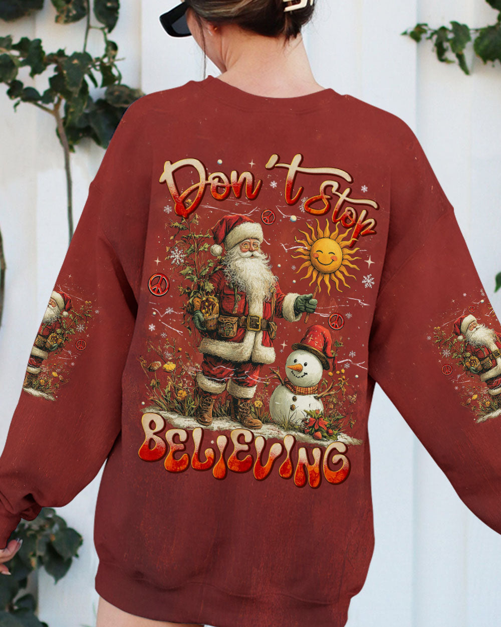 DON'T STOP BELIEVING CHRISTMAS ALL OVER PRINT - TYTM1311248
