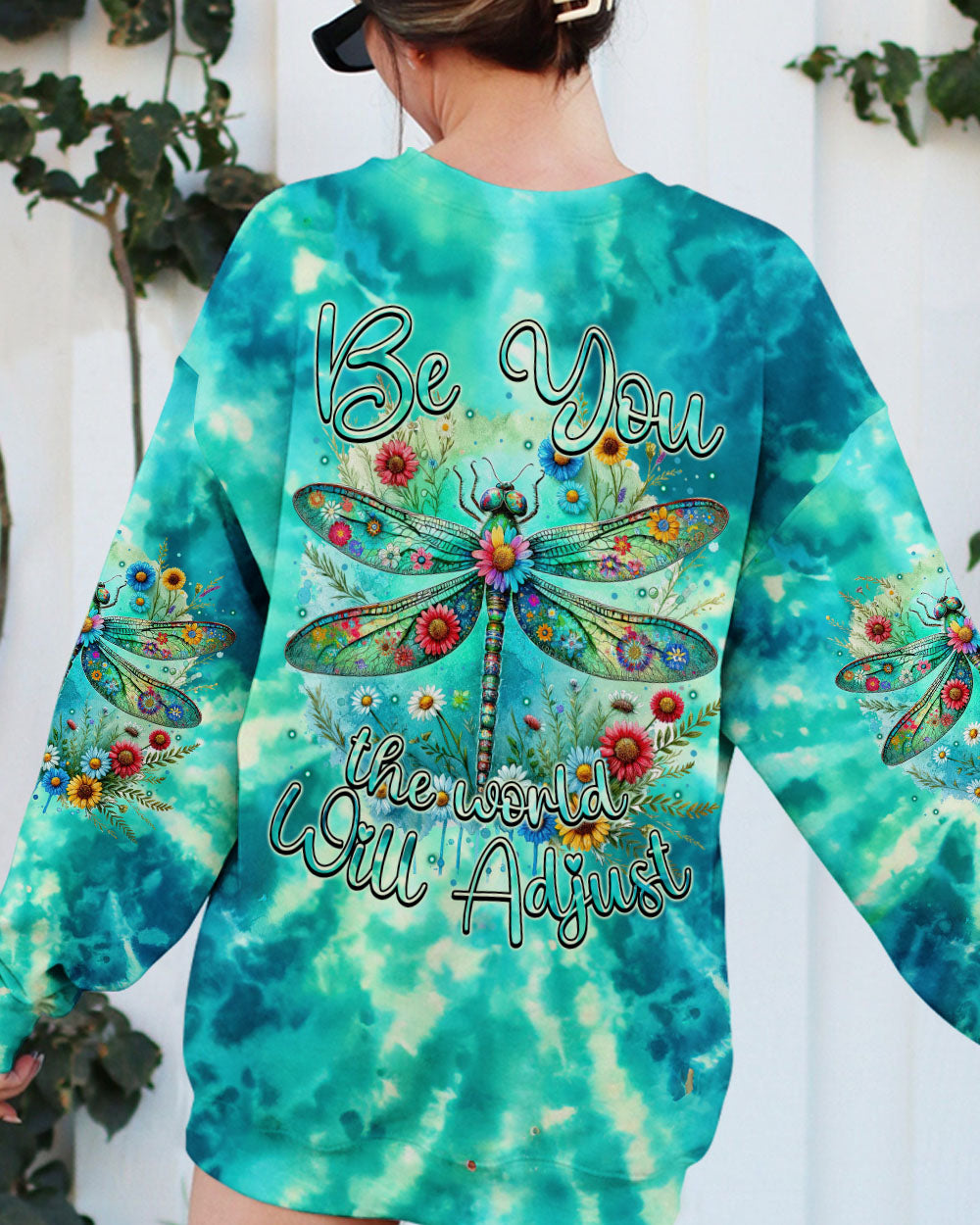 BE YOU THE WORLD WILL ADJUST DRAGONFLY ALL OVER PRINT - TYTM1312231