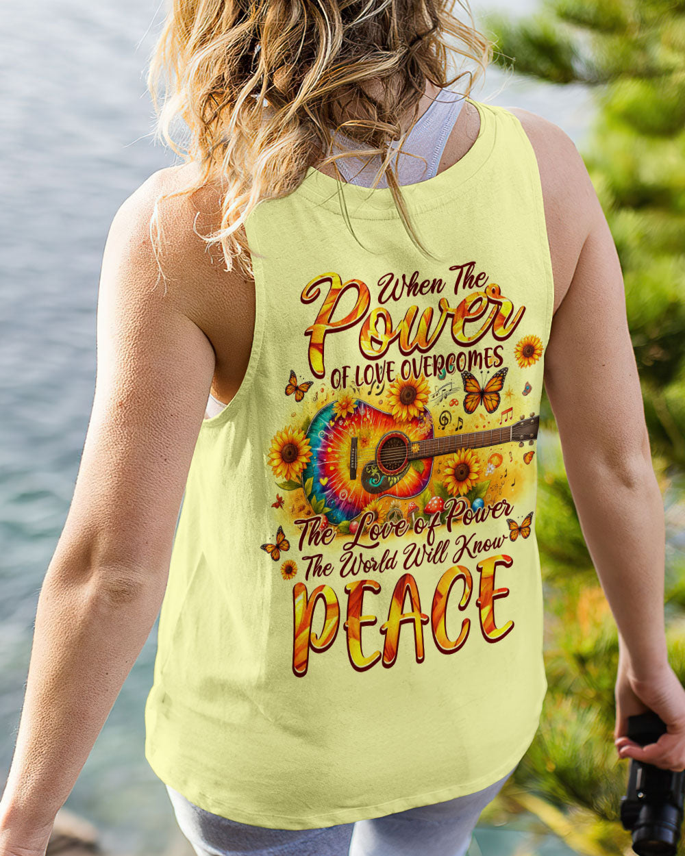 THE WORLD WILL KNOW PEACE GUITAR ALL OVER PRINT - TYTM1405241