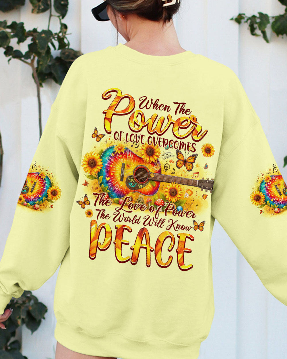 THE WORLD WILL KNOW PEACE GUITAR ALL OVER PRINT - TYTM1405241
