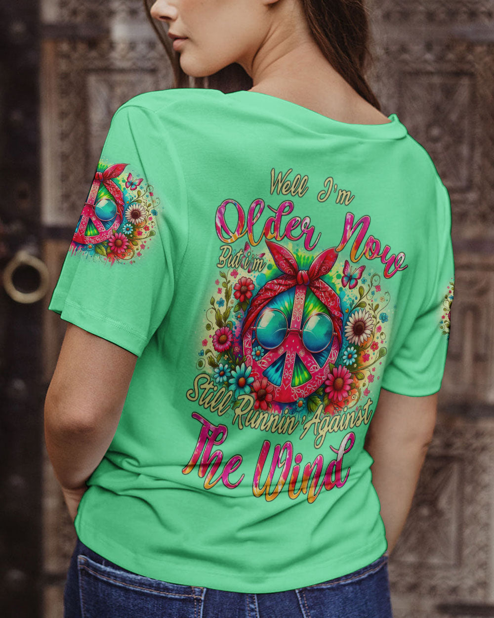 RUNNING AGAINST THE WIND PEACE ALL OVER PRINT - TYTM1405242