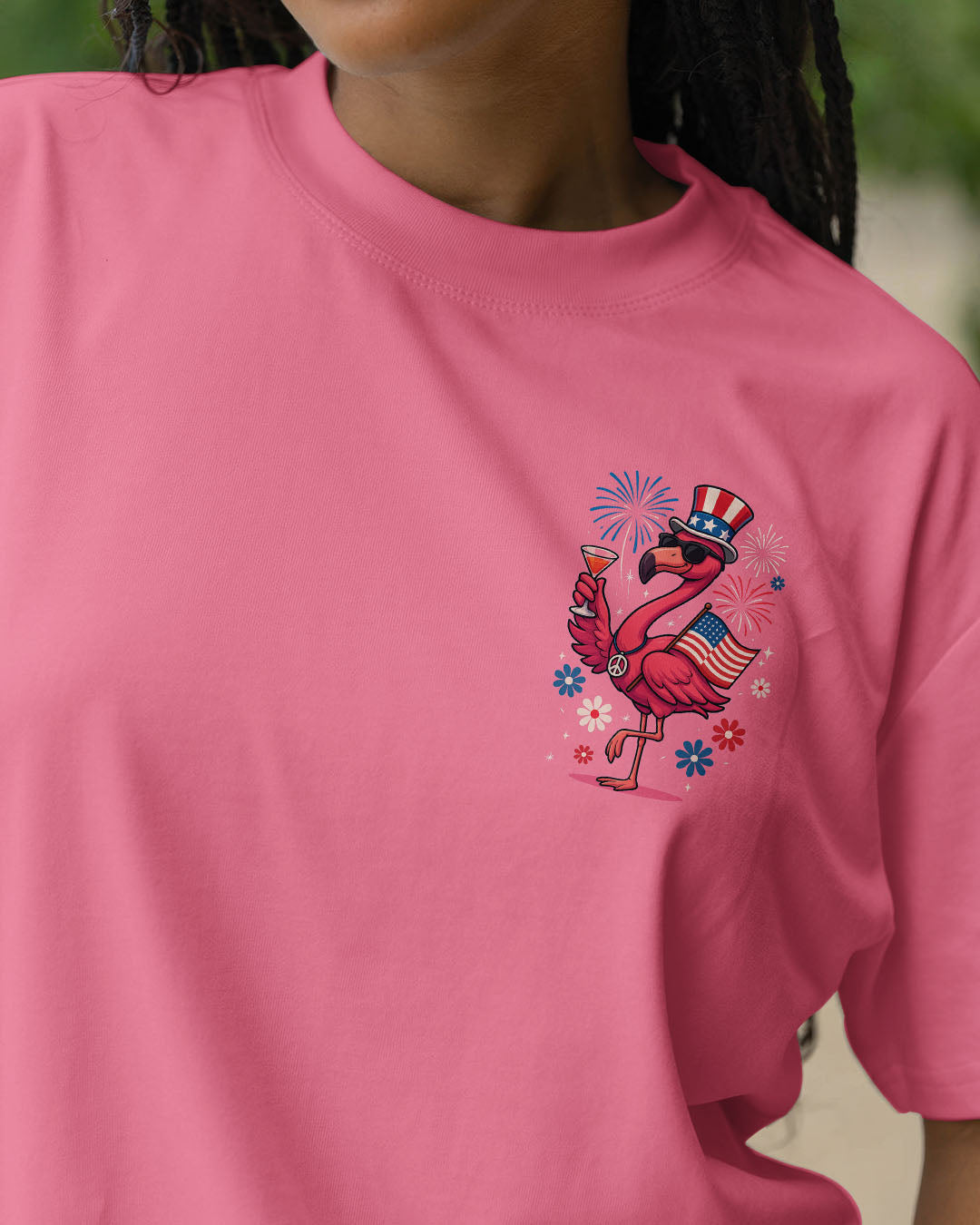 PRETTY IN PINK FLAMINGO ALL OVER PRINT - TYTM1405251