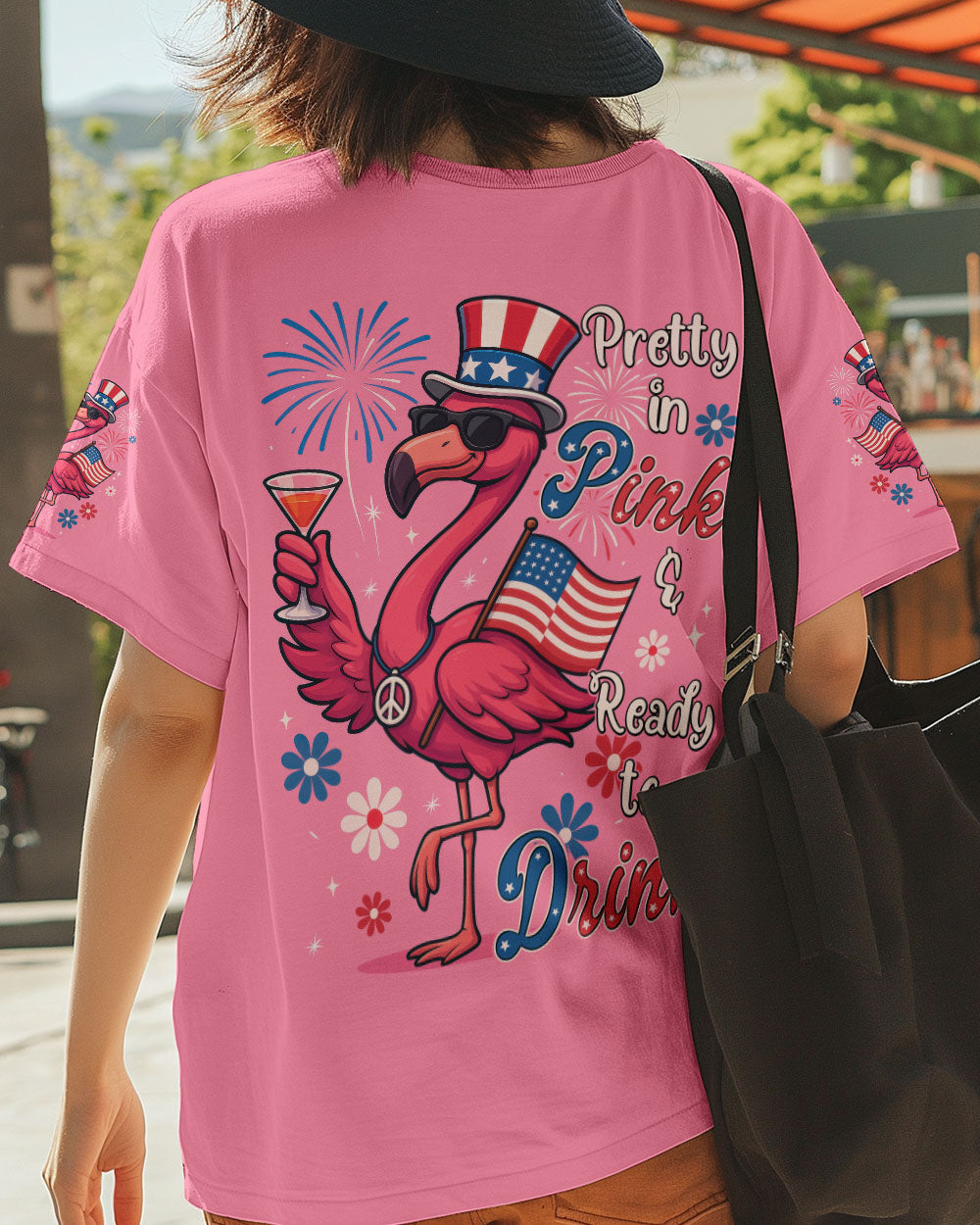 PRETTY IN PINK FLAMINGO ALL OVER PRINT - TYTM1405251