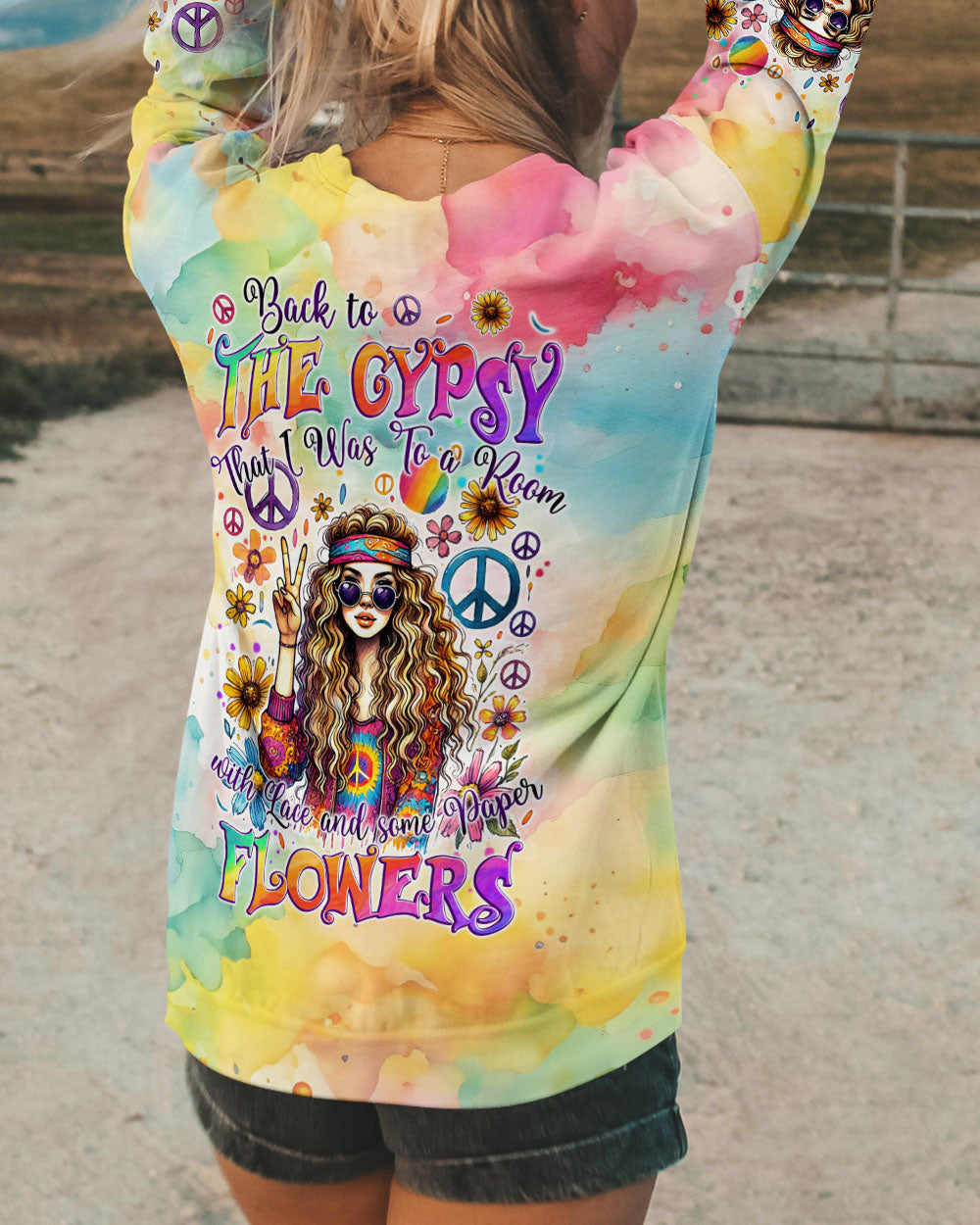 BACK TO THE GYPSY THAT I WAS ALL OVER PRINT - TYTM1408242