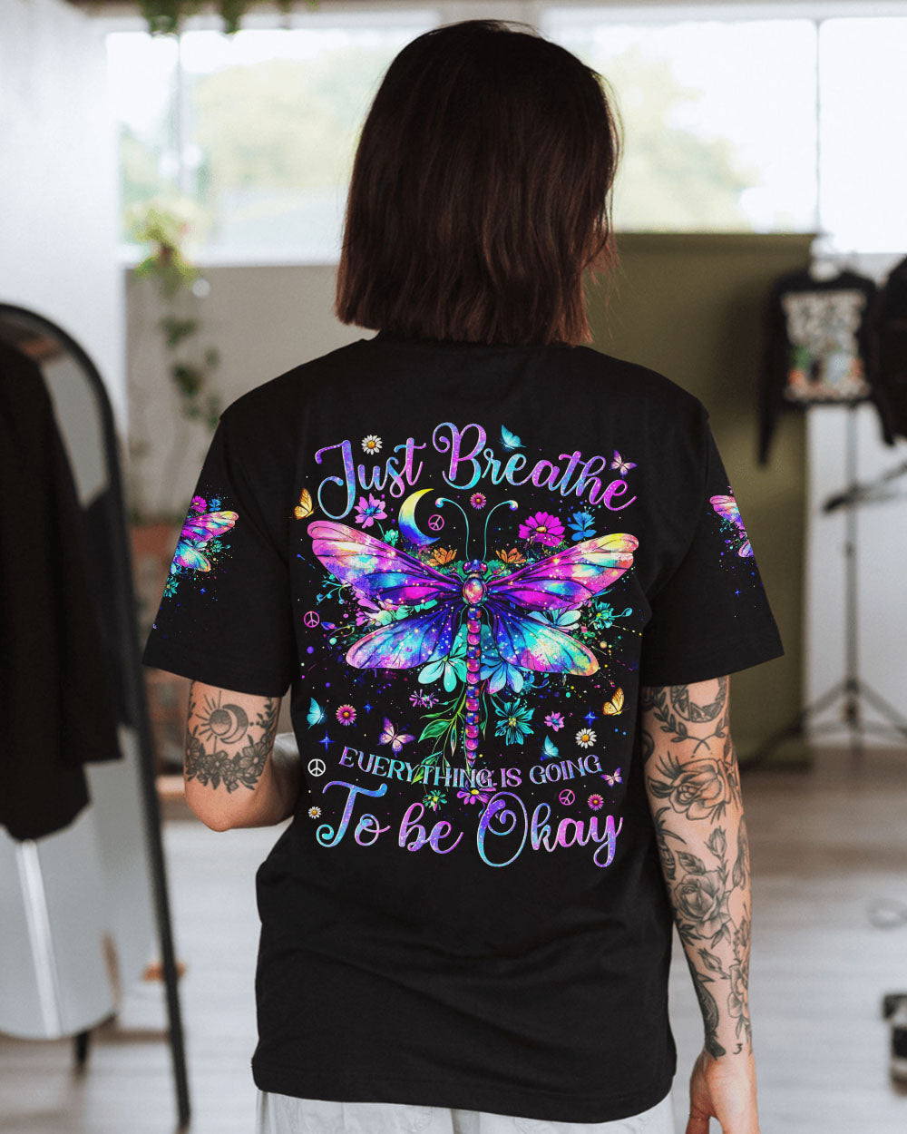 JUST BREATHE DRAGONLY ALL OVER PRINT - TYTM1409242