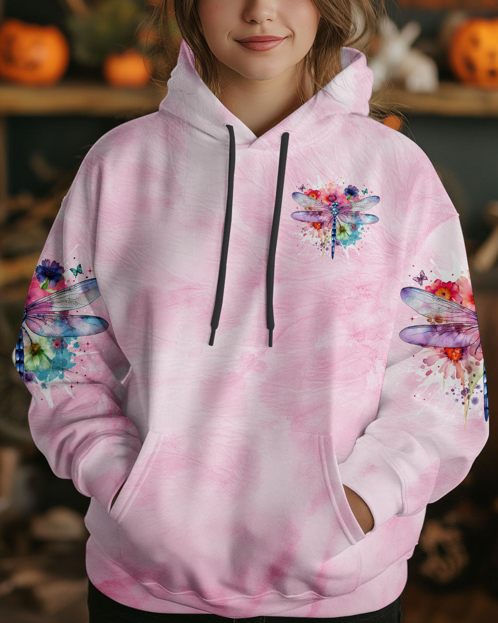 THOSE WE LOVE DON'T GO AWAY DRAGONFLY ALL OVER PRINT - TYTM1410241