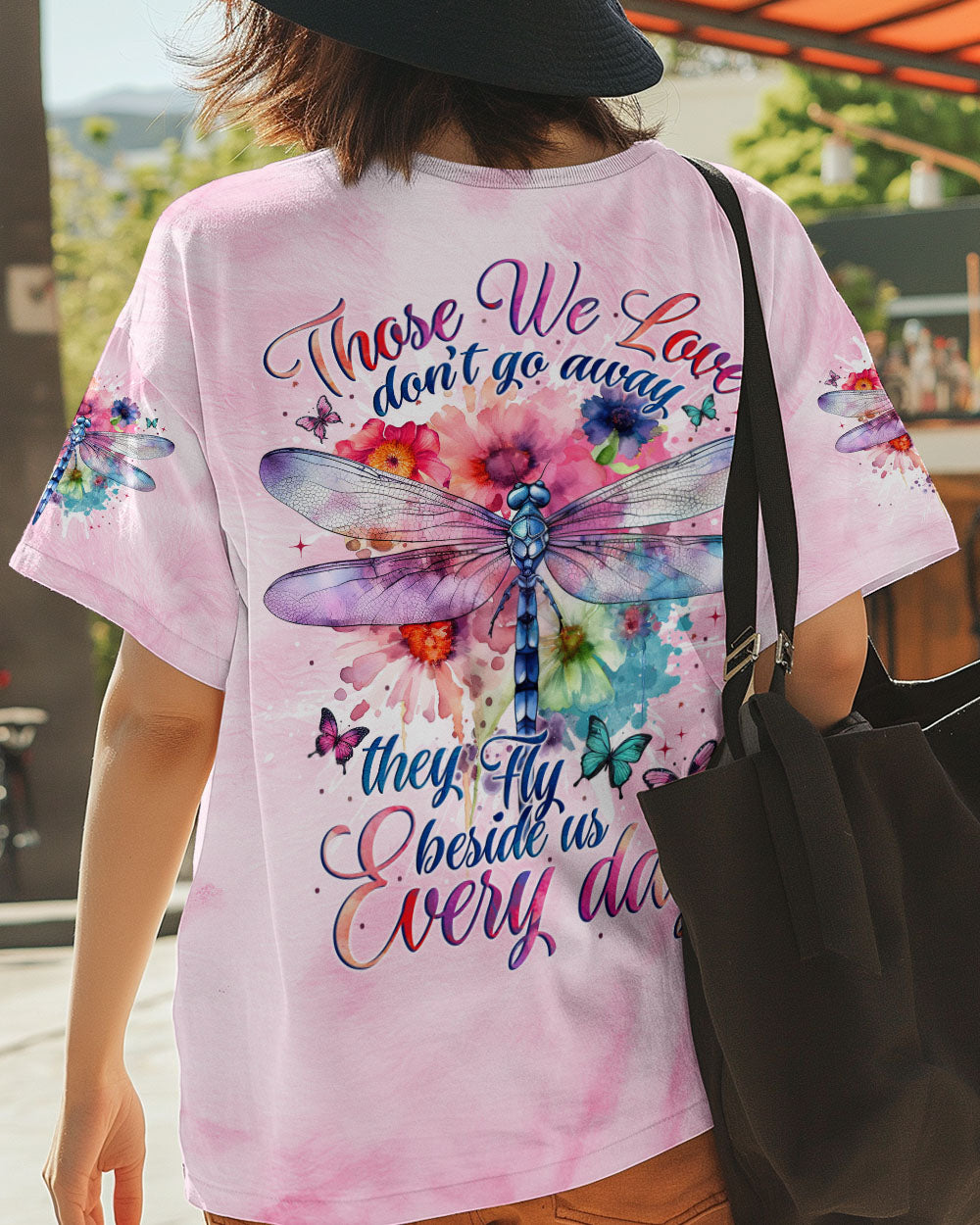 THOSE WE LOVE DON'T GO AWAY DRAGONFLY ALL OVER PRINT - TYTM1410241