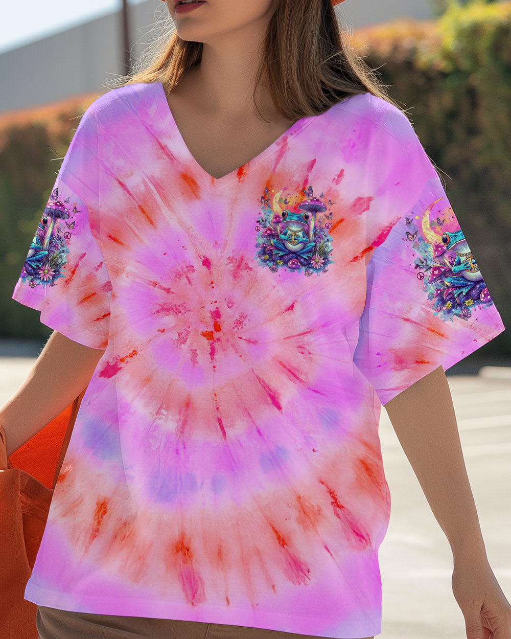 I HAVE SO MUSHROOM IN MY HEART FOR YOU FROG TIE DYE ALL OVER PRINT - TYTM1501251