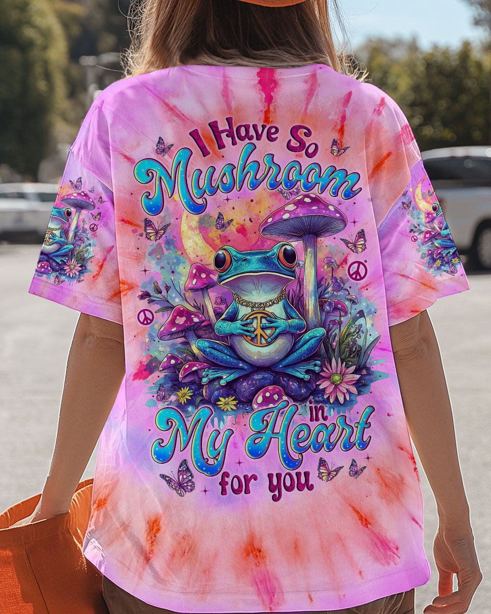 I HAVE SO MUSHROOM IN MY HEART FOR YOU FROG TIE DYE ALL OVER PRINT - TYTM1501251