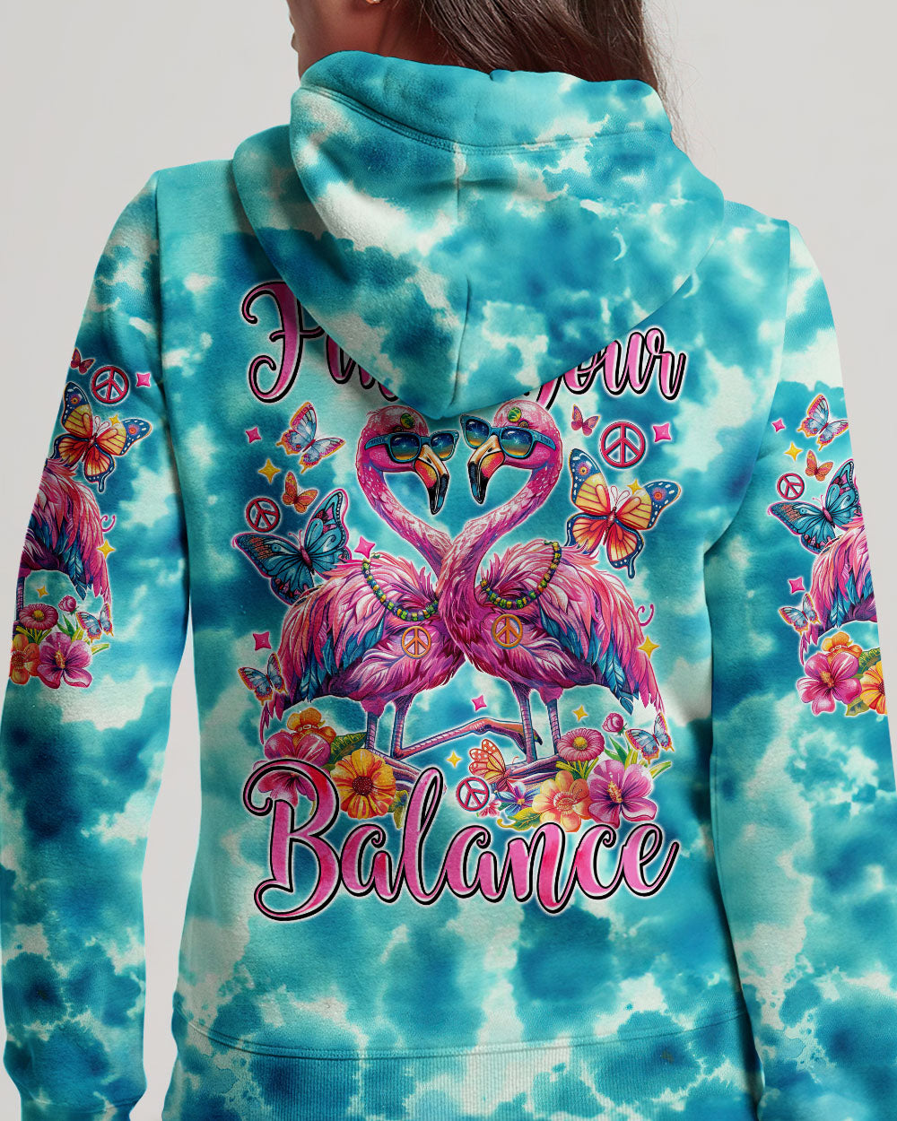 FIND YOUR BALANCE FLAMINGO ALL OVER PRINT - TYTM1504241