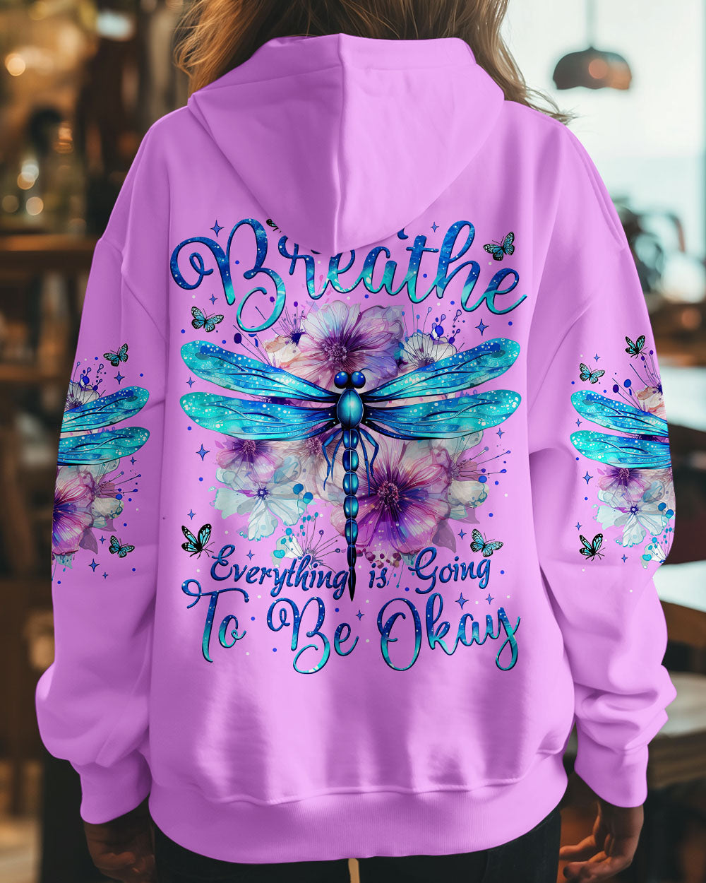JUST BREATHE DRAGONFLY ALL OVER PRINT - TYTM1504252