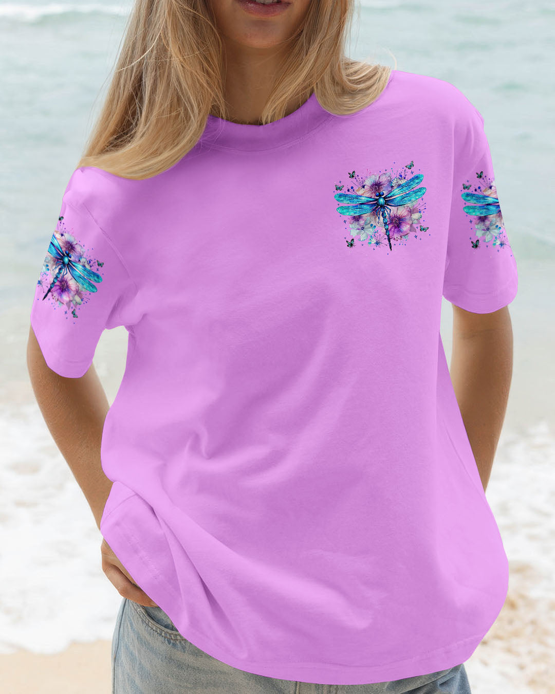 JUST BREATHE DRAGONFLY ALL OVER PRINT - TYTM1504252