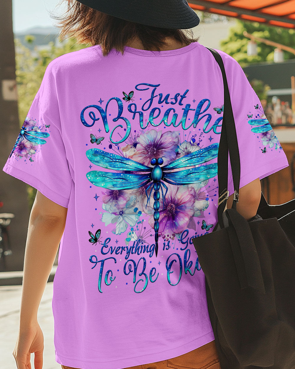 JUST BREATHE DRAGONFLY ALL OVER PRINT - TYTM1504252