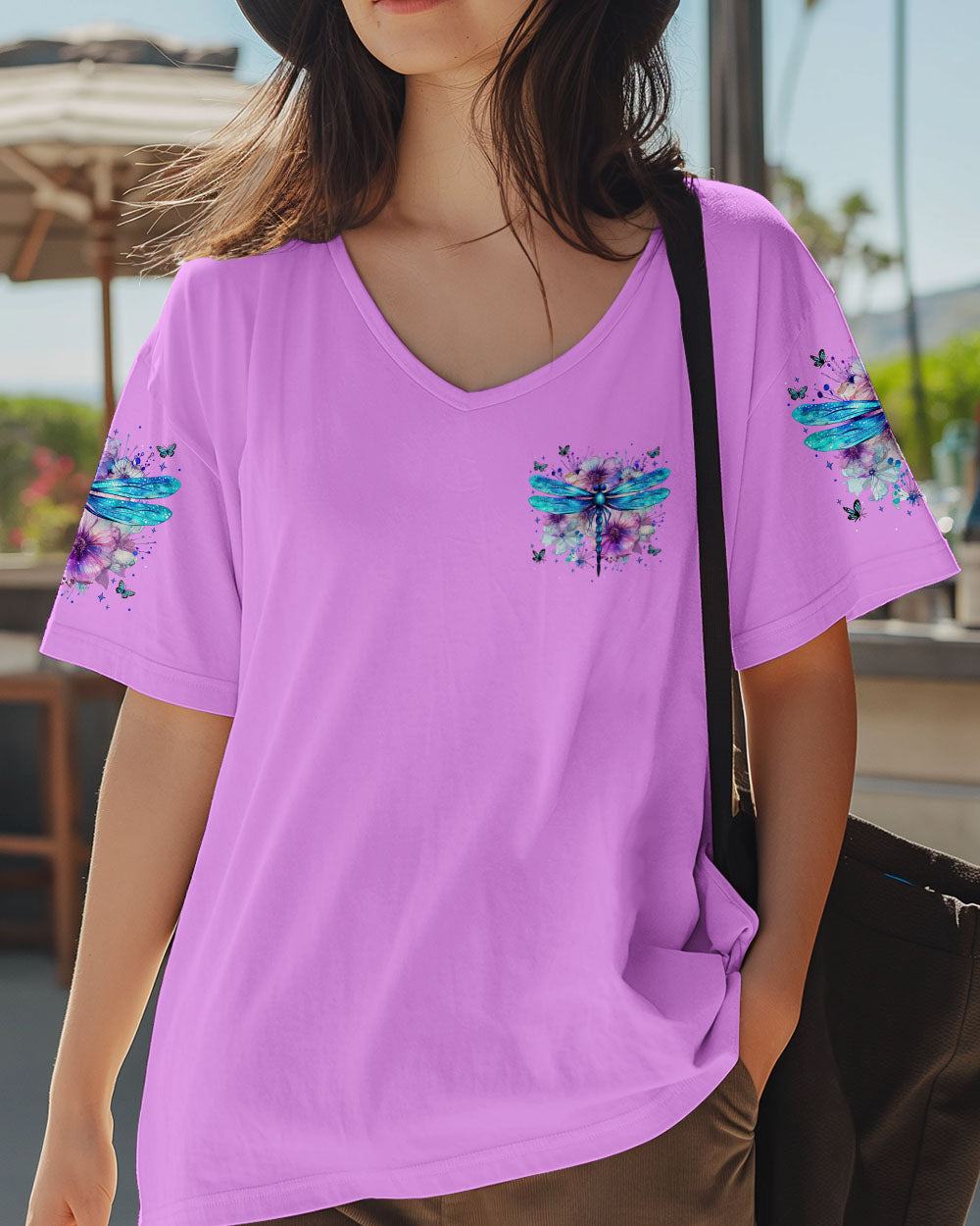 JUST BREATHE DRAGONFLY ALL OVER PRINT - TYTM1504252