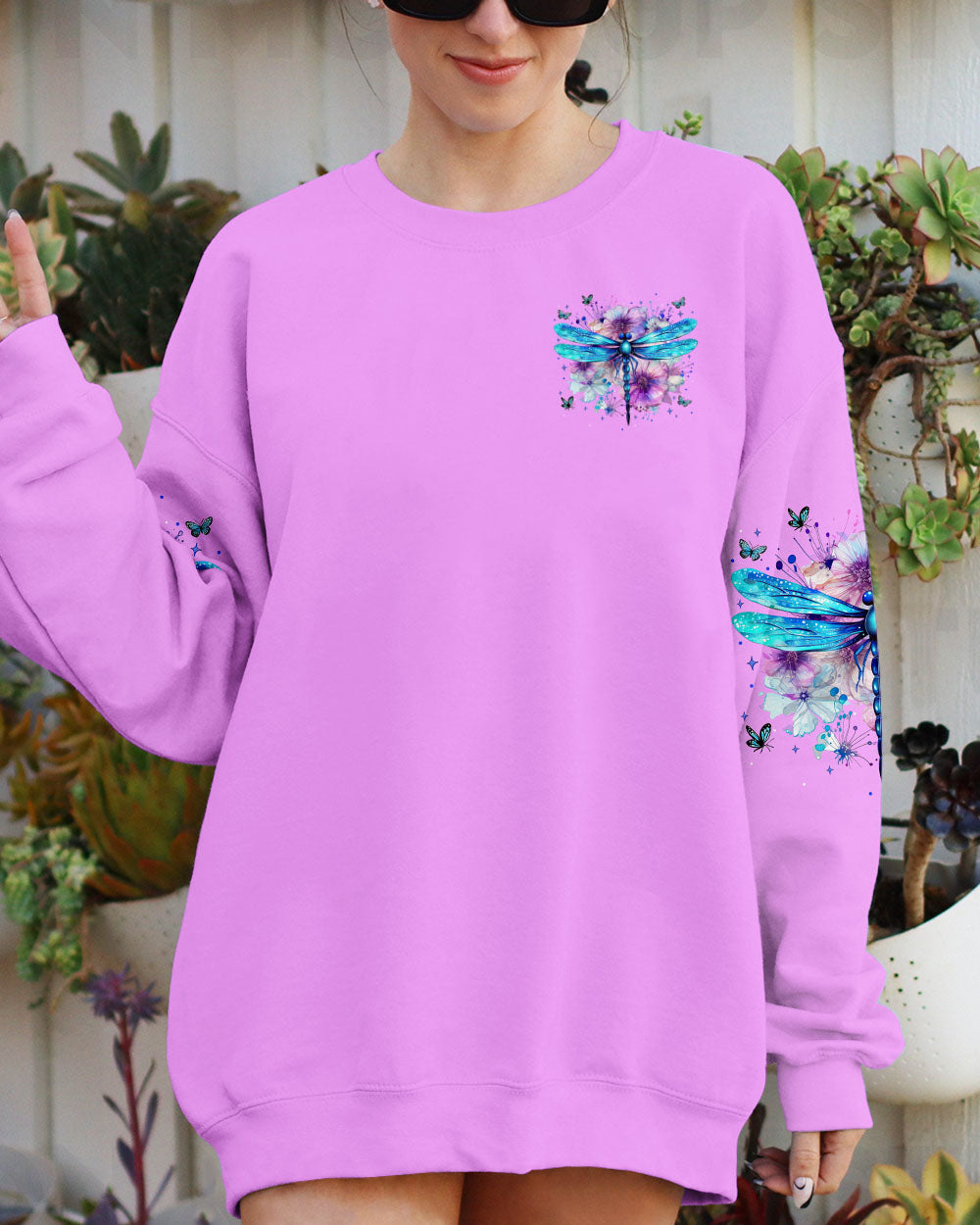 JUST BREATHE DRAGONFLY ALL OVER PRINT - TYTM1504252