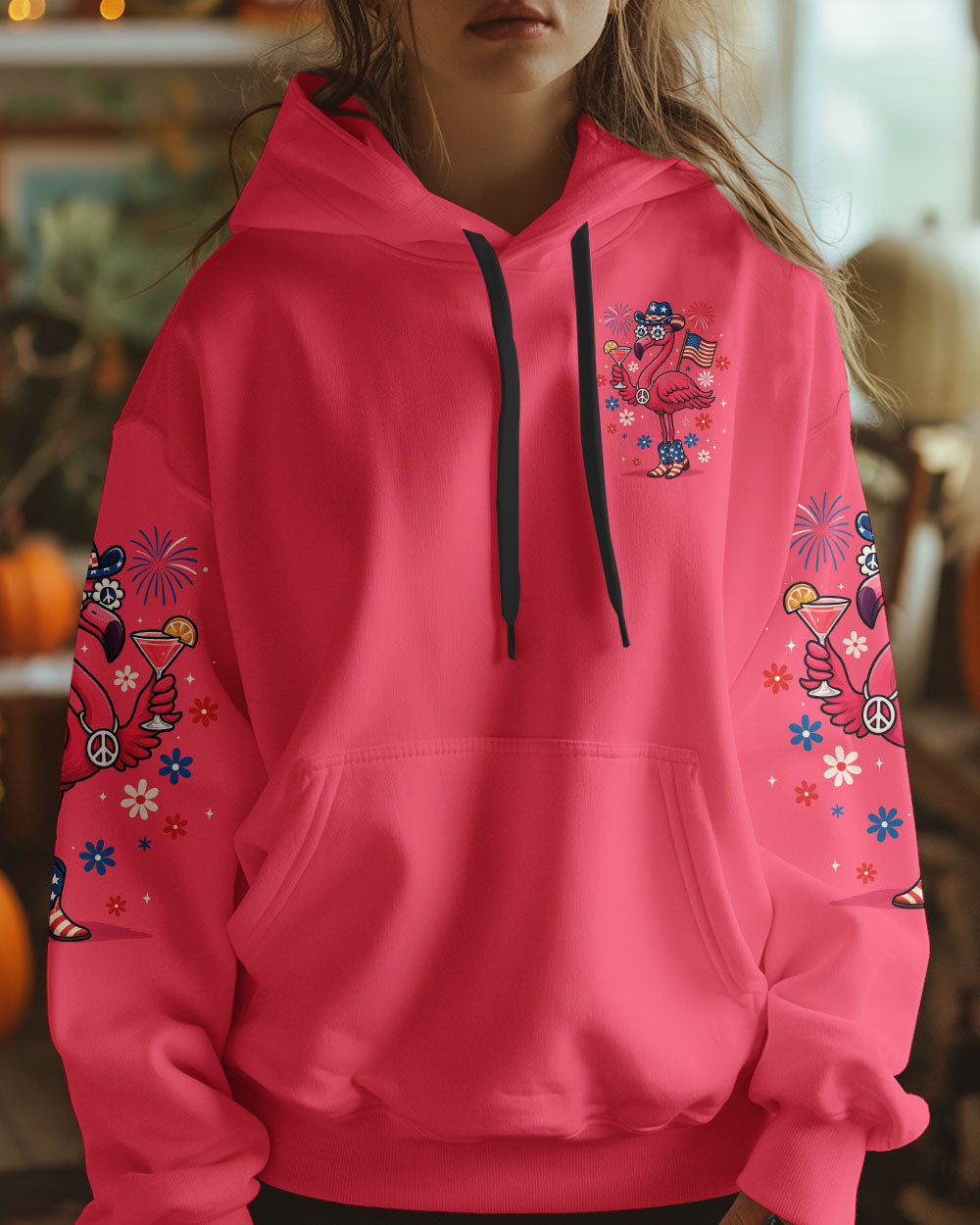 PRETTY IN PINK FLAMINGO ALL OVER PRINT - TYTM1505252
