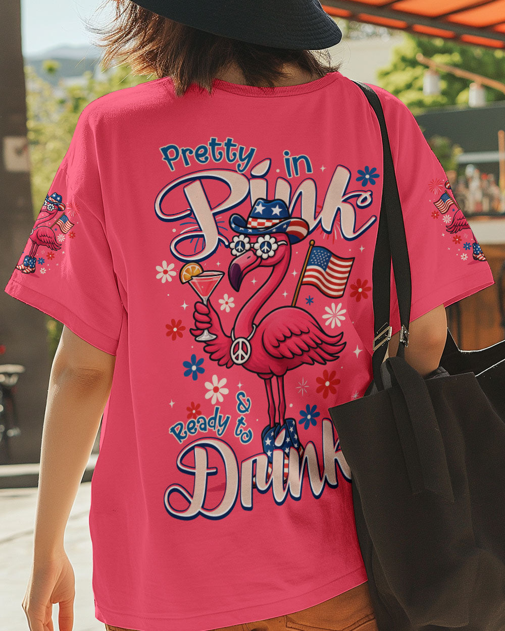 PRETTY IN PINK FLAMINGO ALL OVER PRINT - TYTM1505252