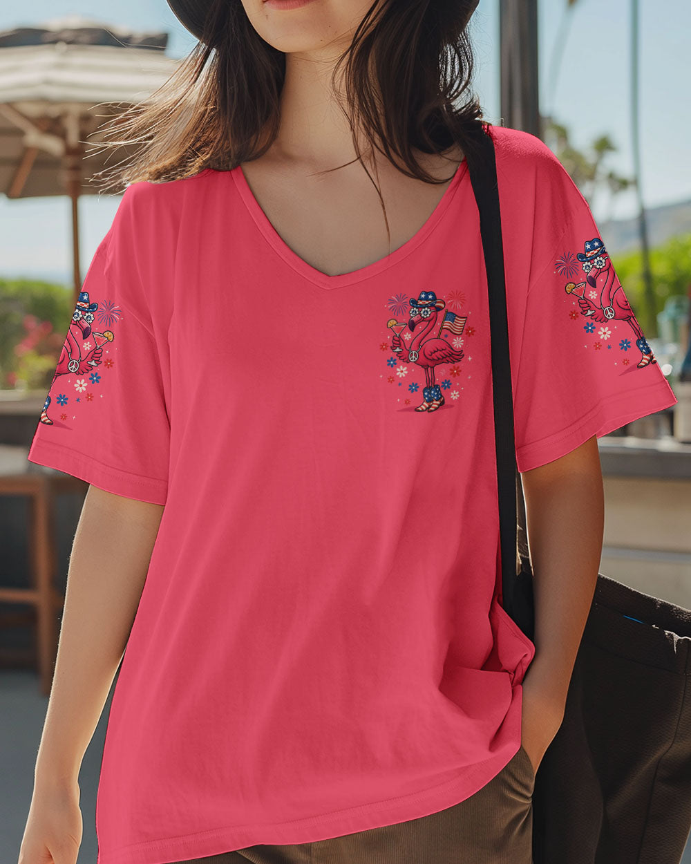 PRETTY IN PINK FLAMINGO ALL OVER PRINT - TYTM1505252