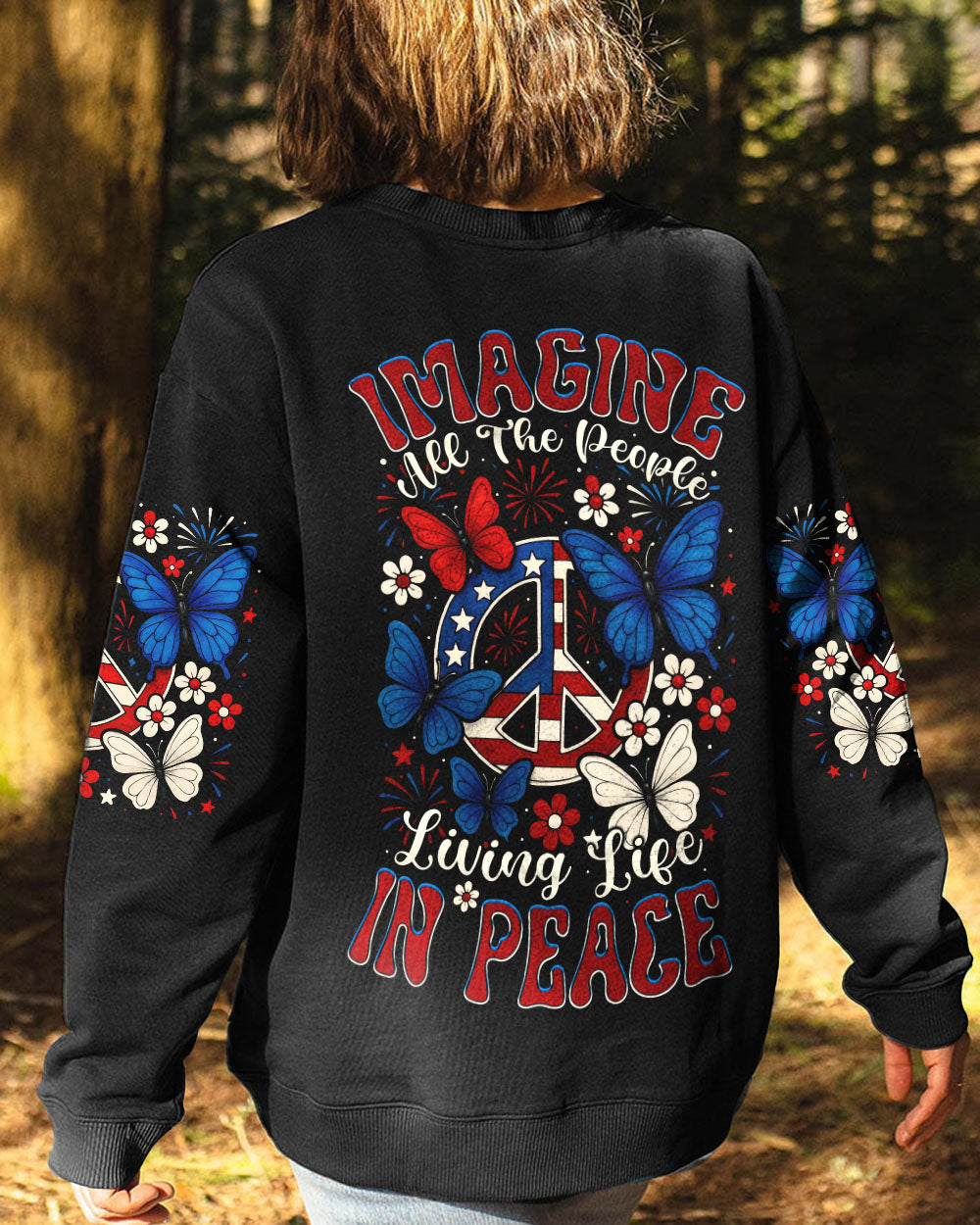 IMAGINE ALL THE PEOPLE LIVING LIFE IN PEACE ALL OVER PRINT - TYTM1505254