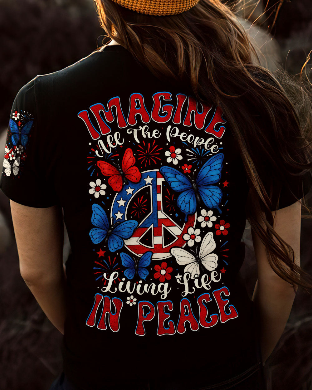 IMAGINE ALL THE PEOPLE LIVING LIFE IN PEACE ALL OVER PRINT - TYTM1505254