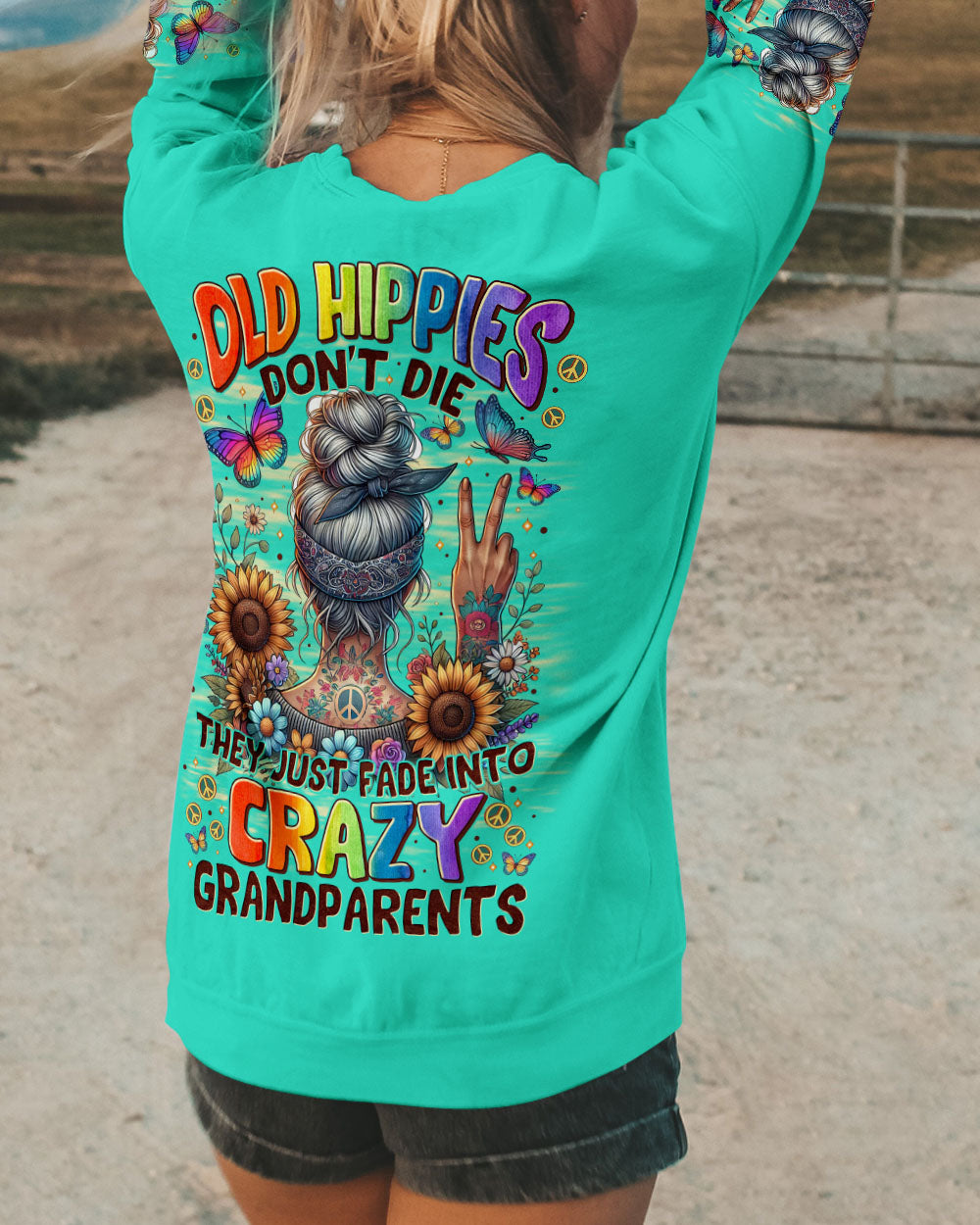 OLD HIPPIES ALL OVER PRINT - TYTM1601252