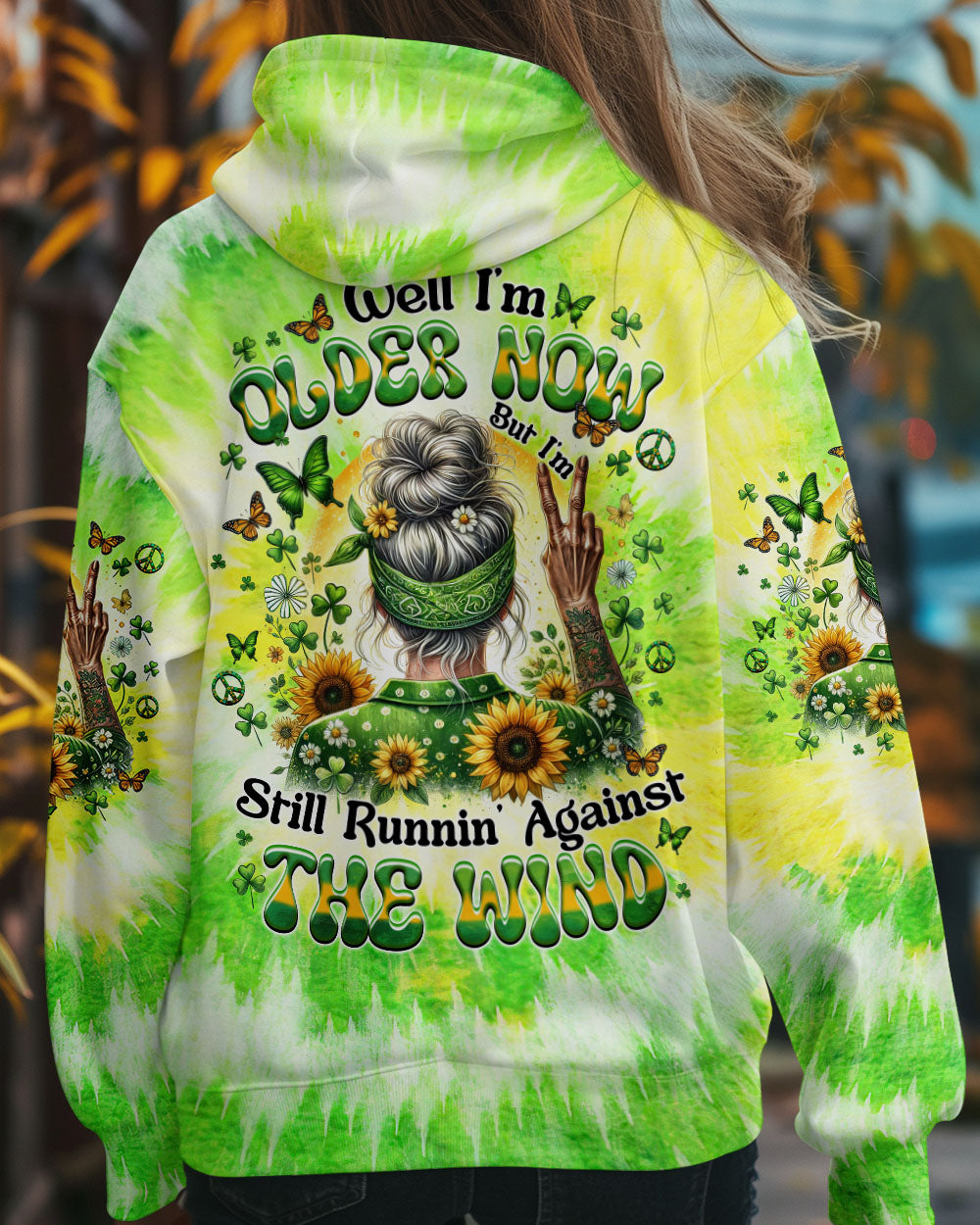 RUNNING AGAINST THE WIND TIE DYE ALL OVER PRINT - TYTM1601253