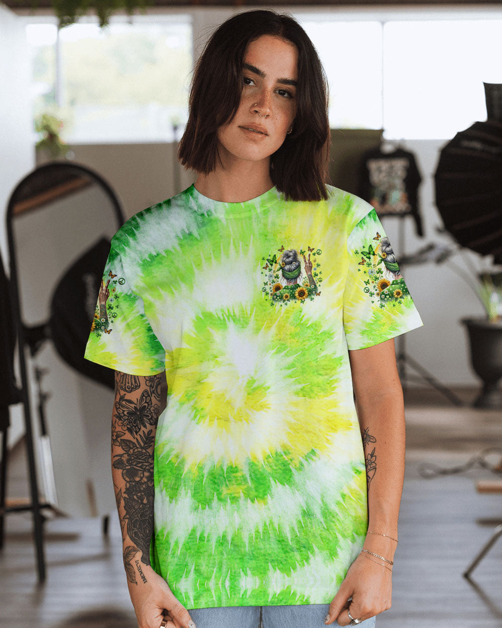 RUNNING AGAINST THE WIND TIE DYE ALL OVER PRINT - TYTM1601253