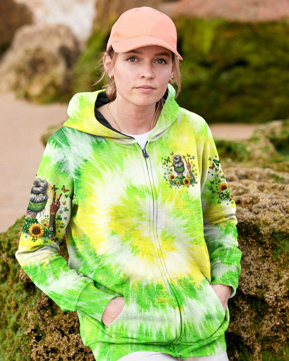 RUNNING AGAINST THE WIND TIE DYE ALL OVER PRINT - TYTM1601253